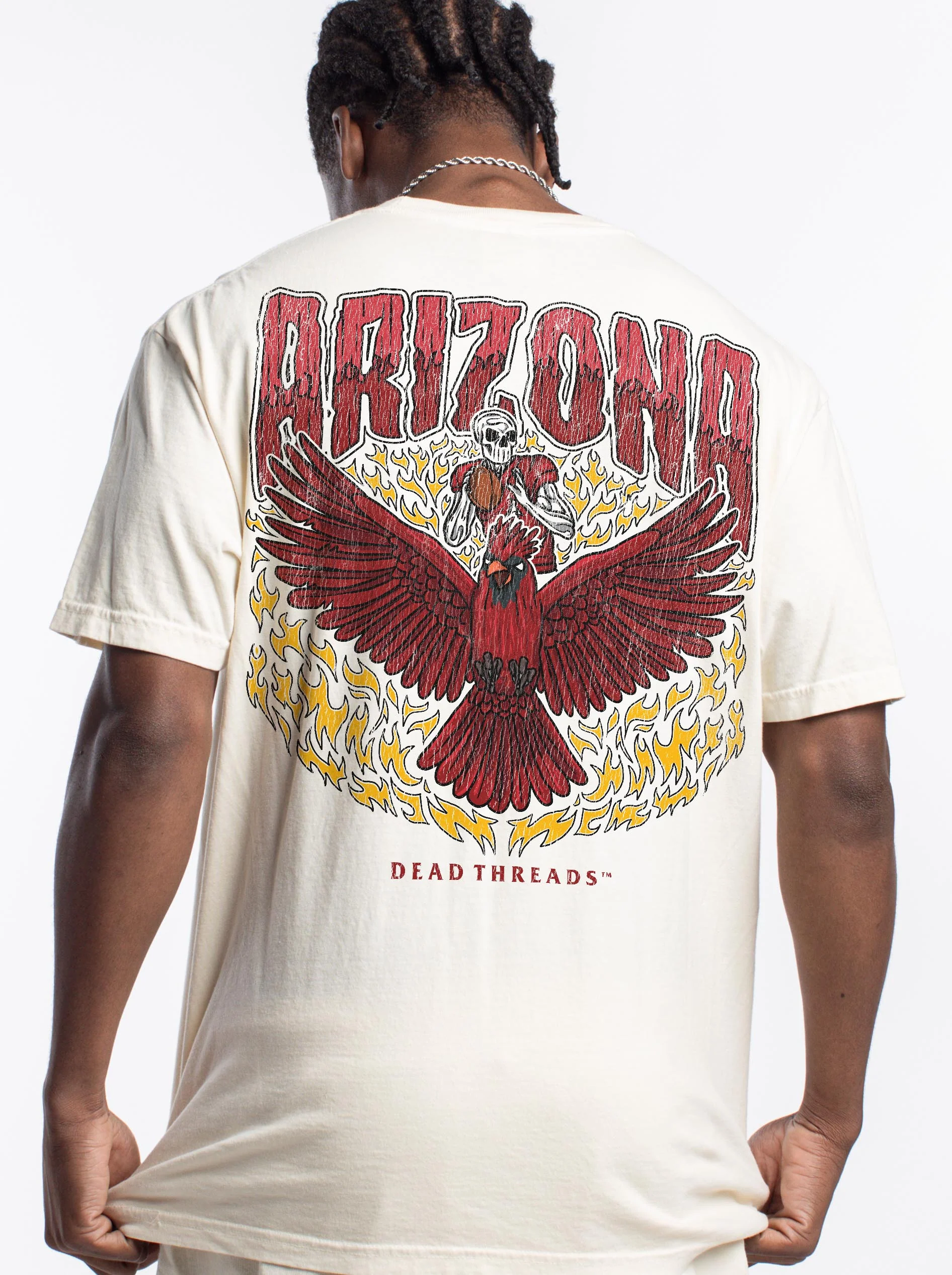 ARIZONA FOOTBALL - “3 SKULL” PREMIUM T-SHIRT - Image 13