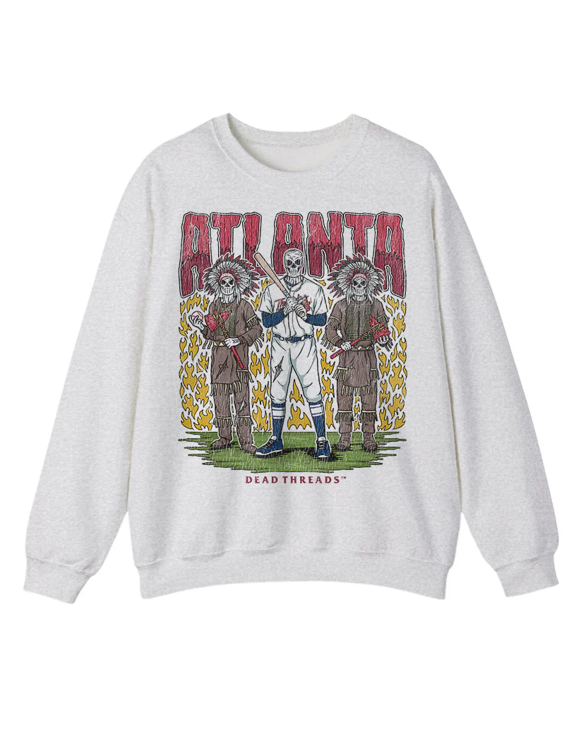 ATLANTA BASEBALL CREWNECK SWEATSHIRT - Image 7