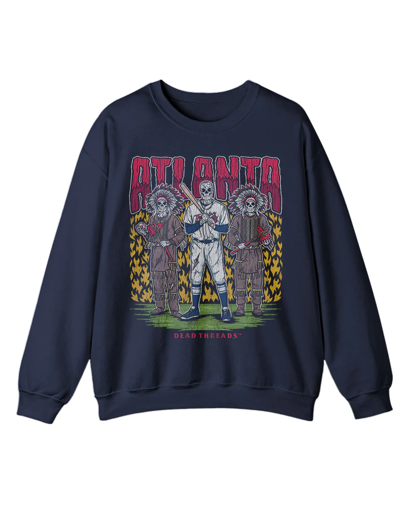 ATLANTA BASEBALL CREWNECK SWEATSHIRT - Image 9