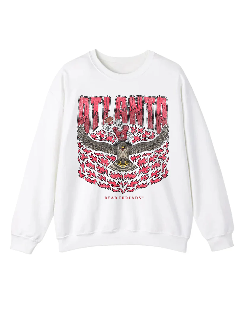 ATLANTA FOOTBALL CREWNECK SWEATSHIRT - Image 3