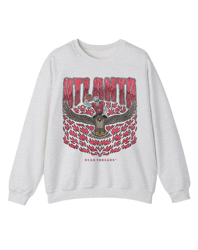 ATLANTA FOOTBALL CREWNECK SWEATSHIRT - Image 7
