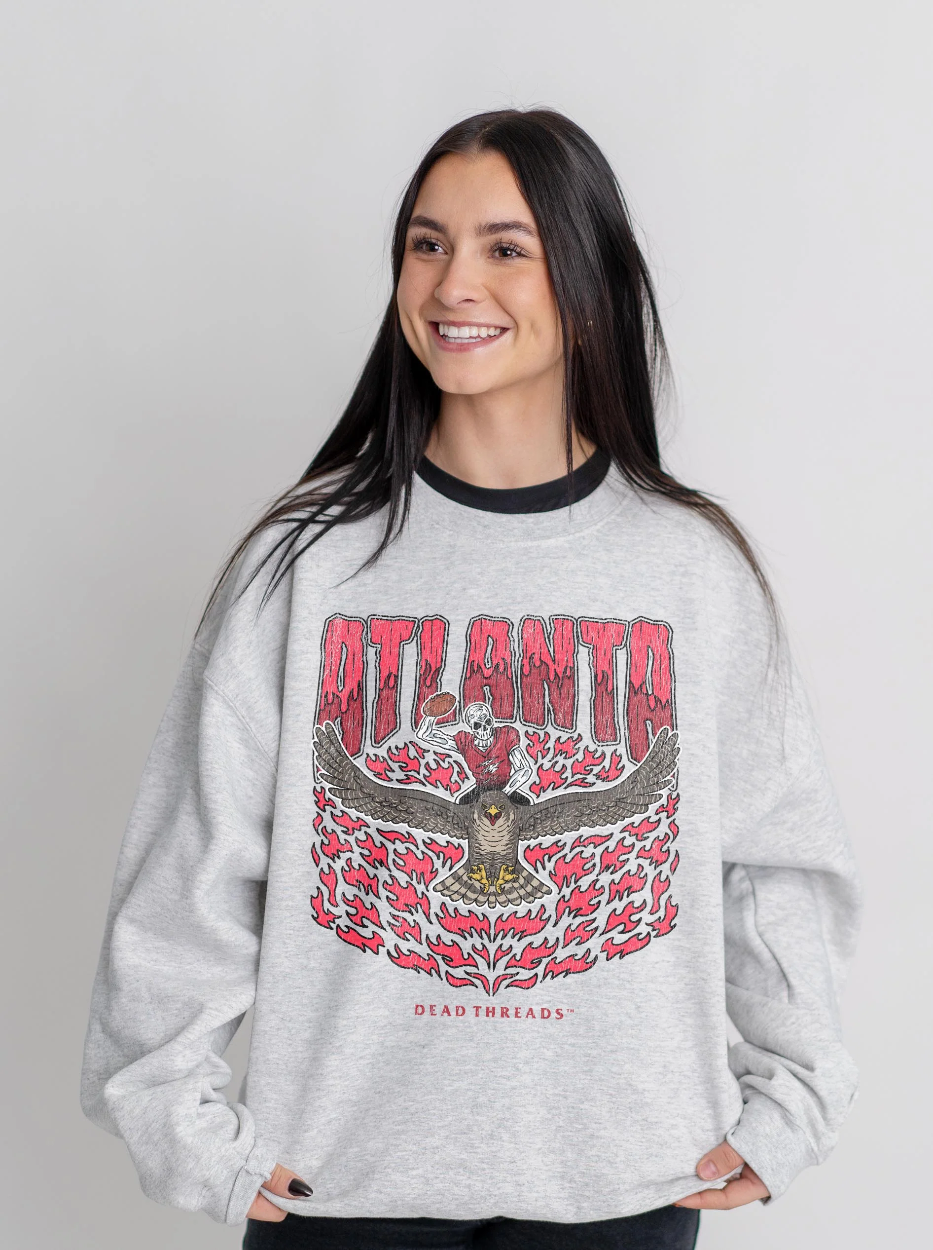 ATLANTA FOOTBALL CREWNECK SWEATSHIRT - Image 8