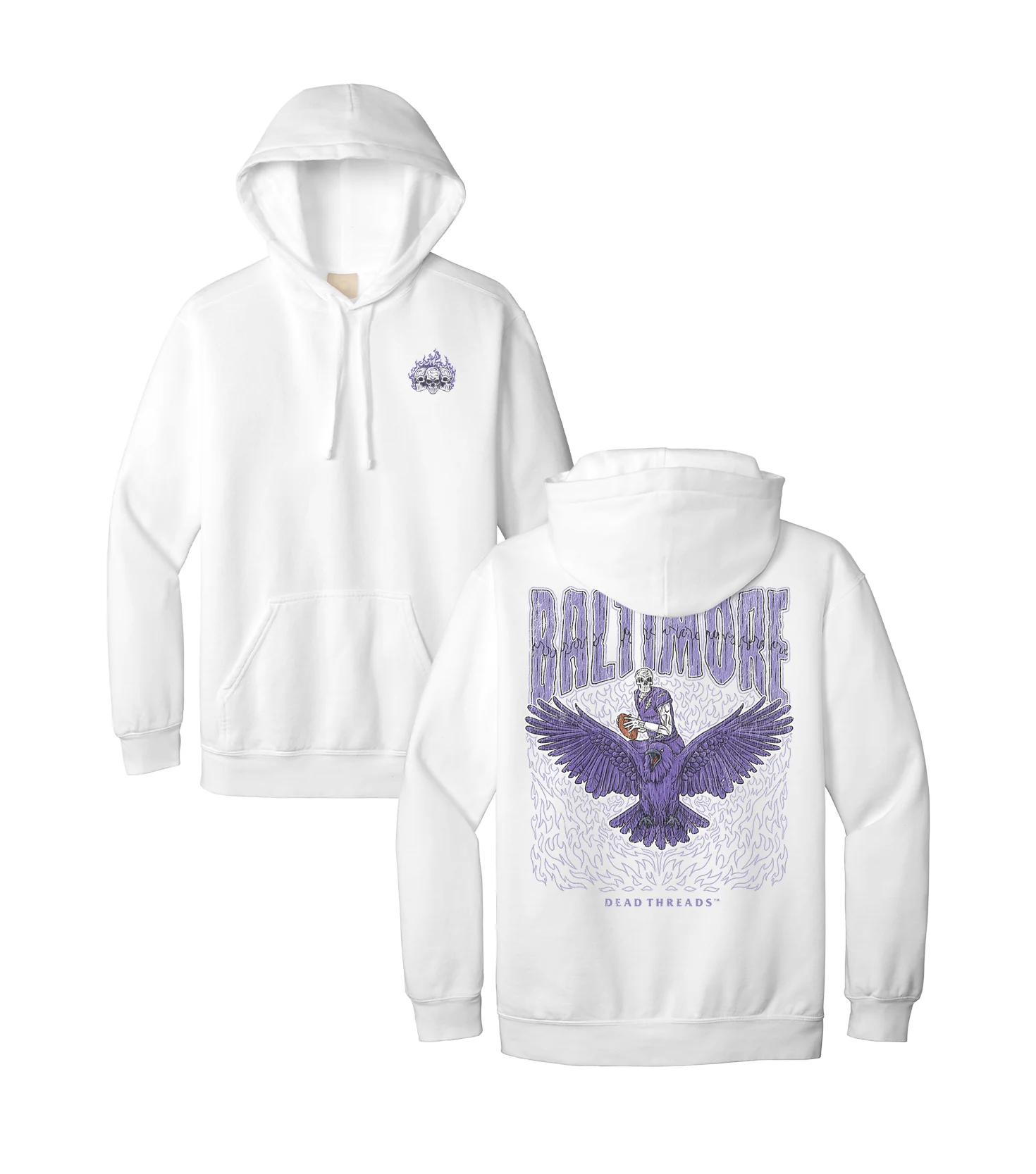 BALTIMORE FOOTBALL v1 - HOODIE - Image 6