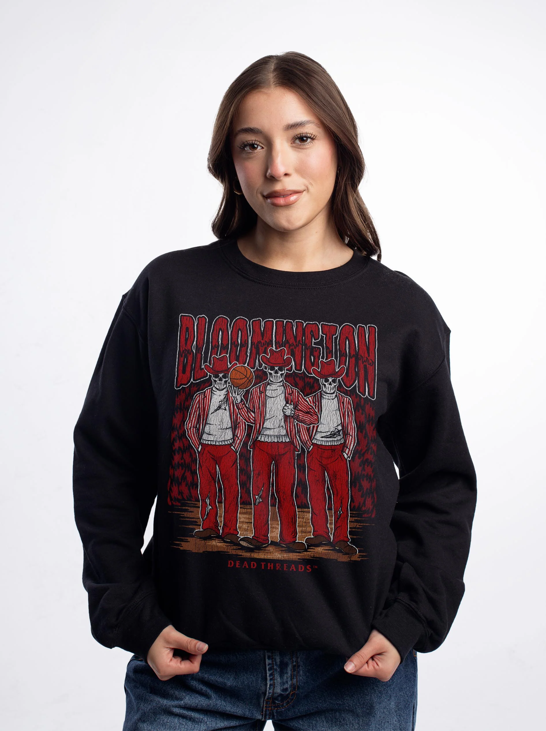 BLOOMINGTON BASKETBALL CREWNECK SWEATSHIRT - Image 3