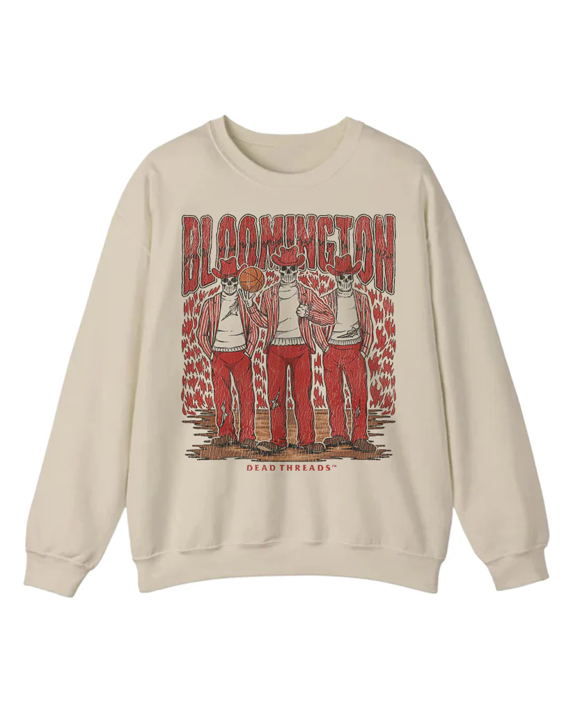 BLOOMINGTON BASKETBALL CREWNECK SWEATSHIRT - Image 5