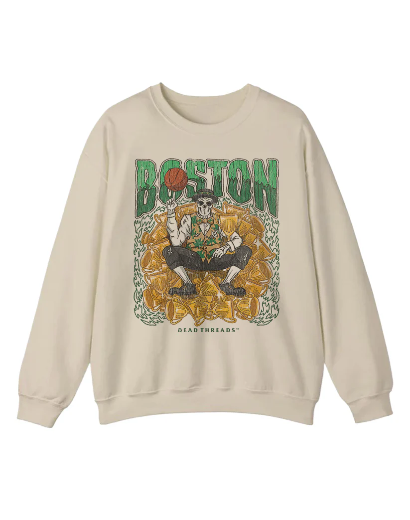 BOSTON BASKETBALL CREWNECK SWEATSHIRT - Image 5