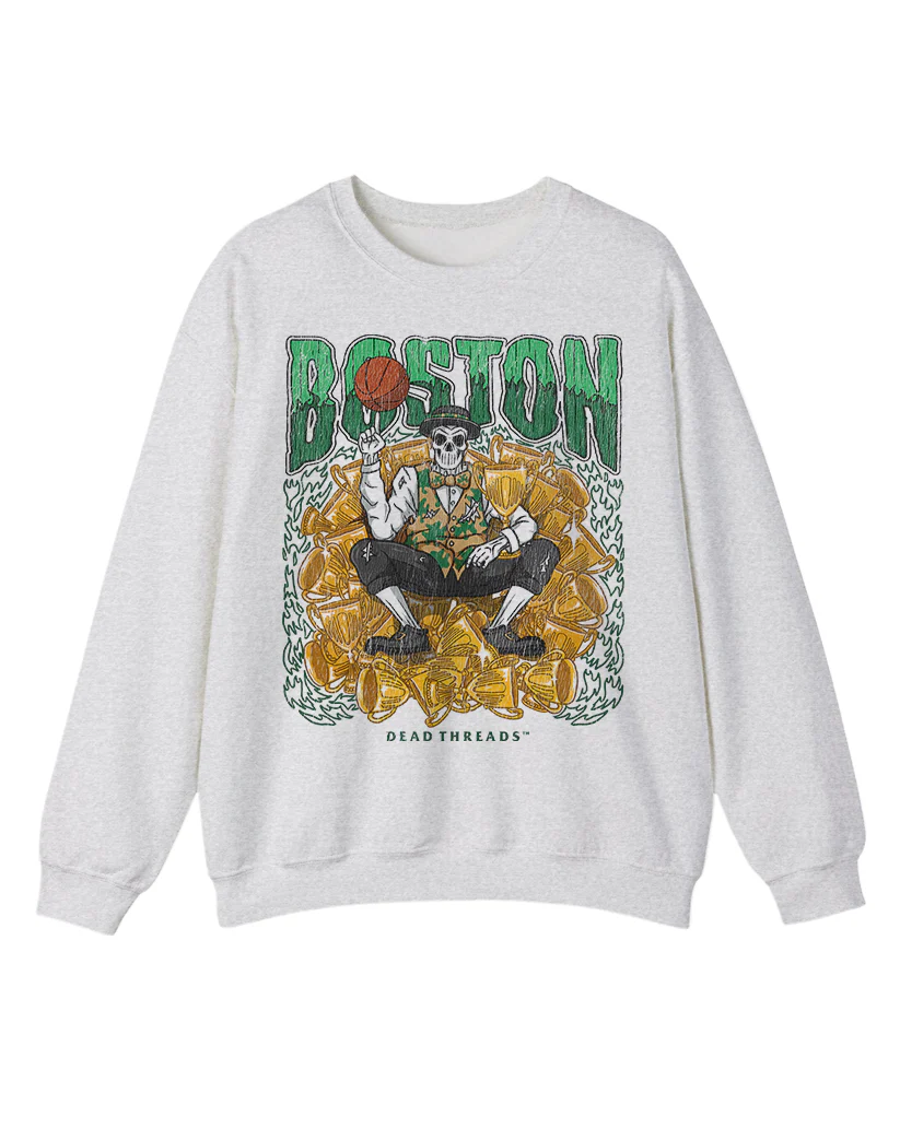 BOSTON BASKETBALL CREWNECK SWEATSHIRT - Image 7