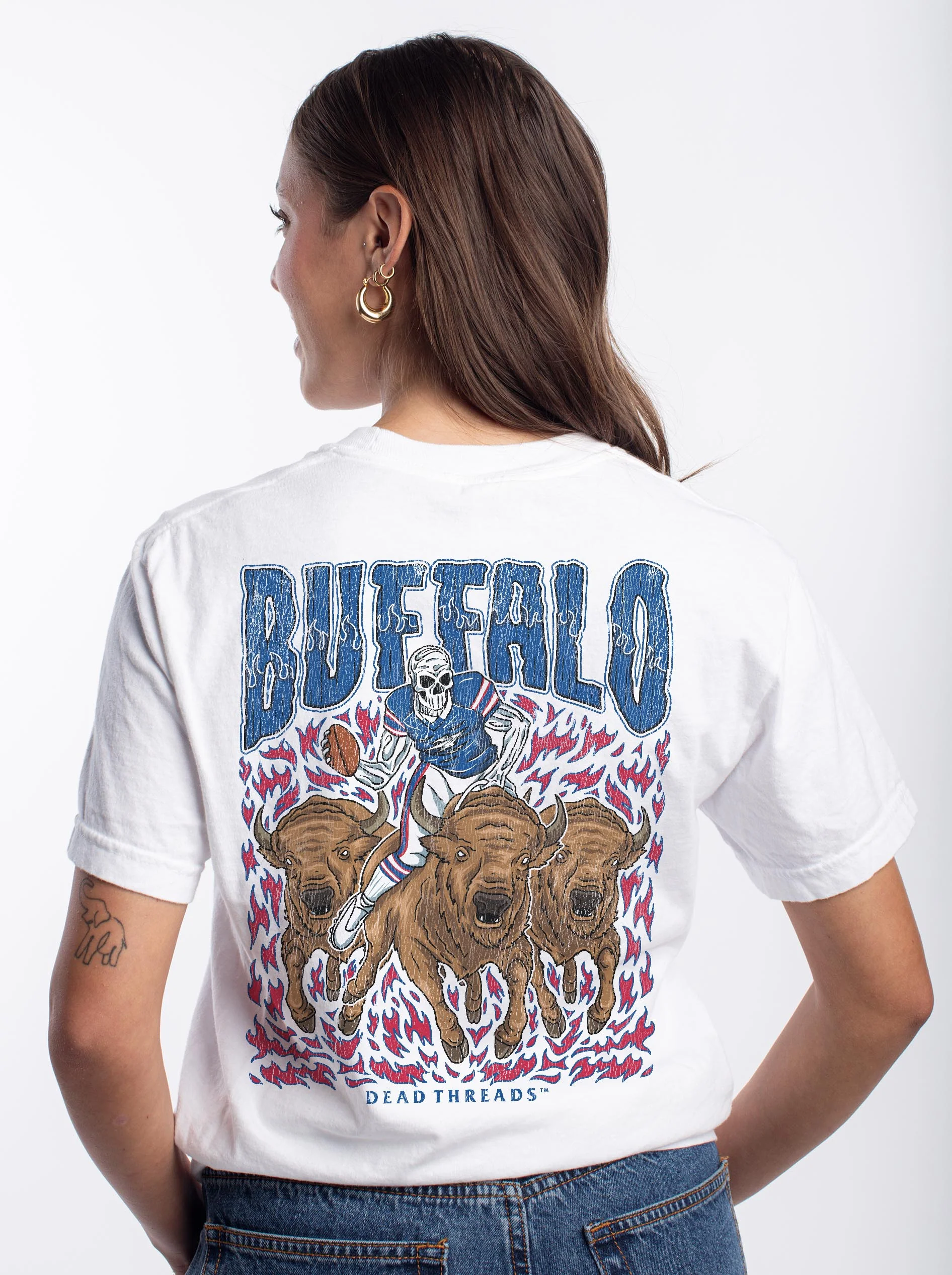 BUFFALO FOOTBALL v1 - “DT ESSENTIAL" PREMIUM T-SHIRT - Image 3