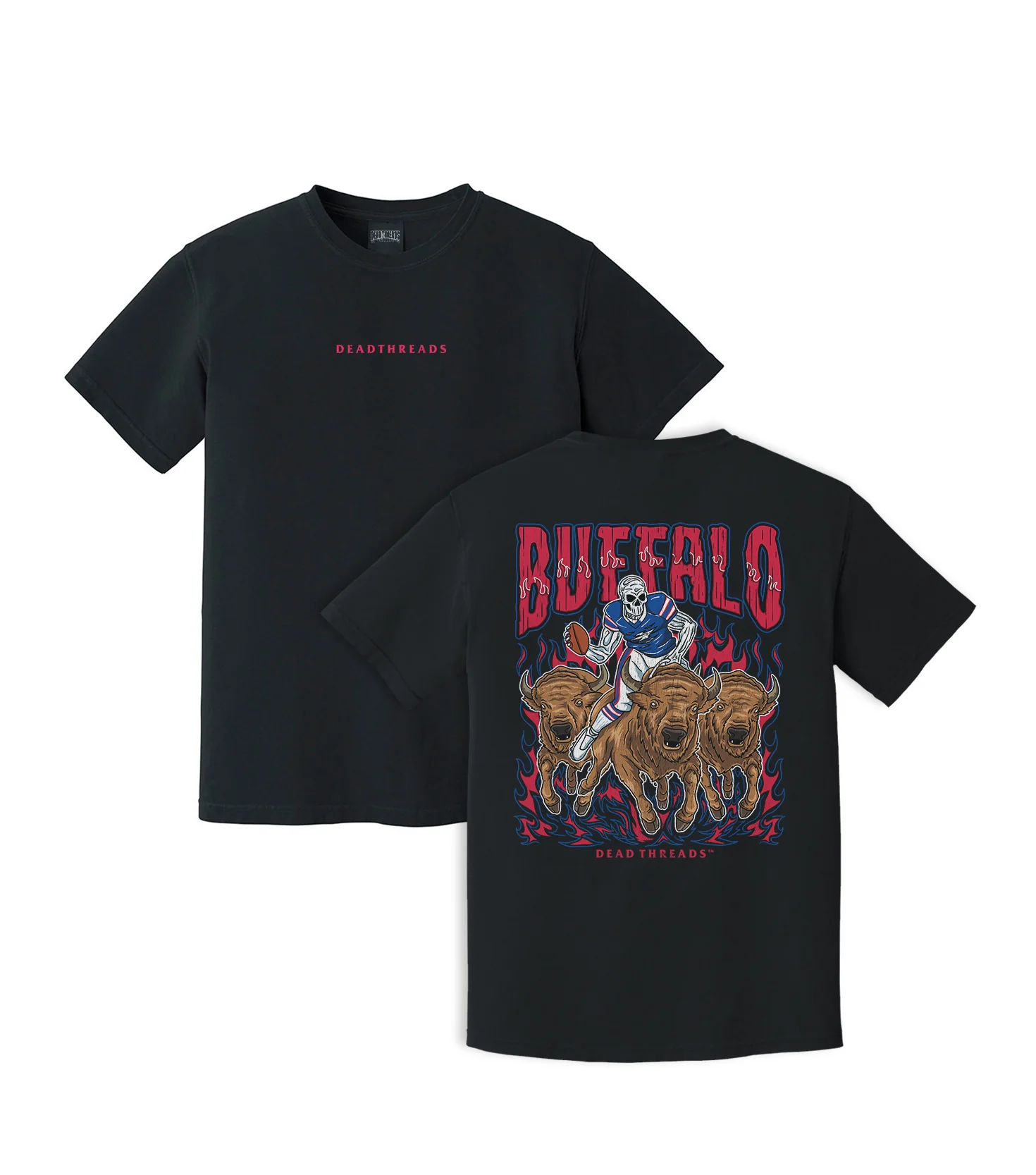 BUFFALO FOOTBALL v1 - “DT ESSENTIAL" PREMIUM T-SHIRT - Image 8