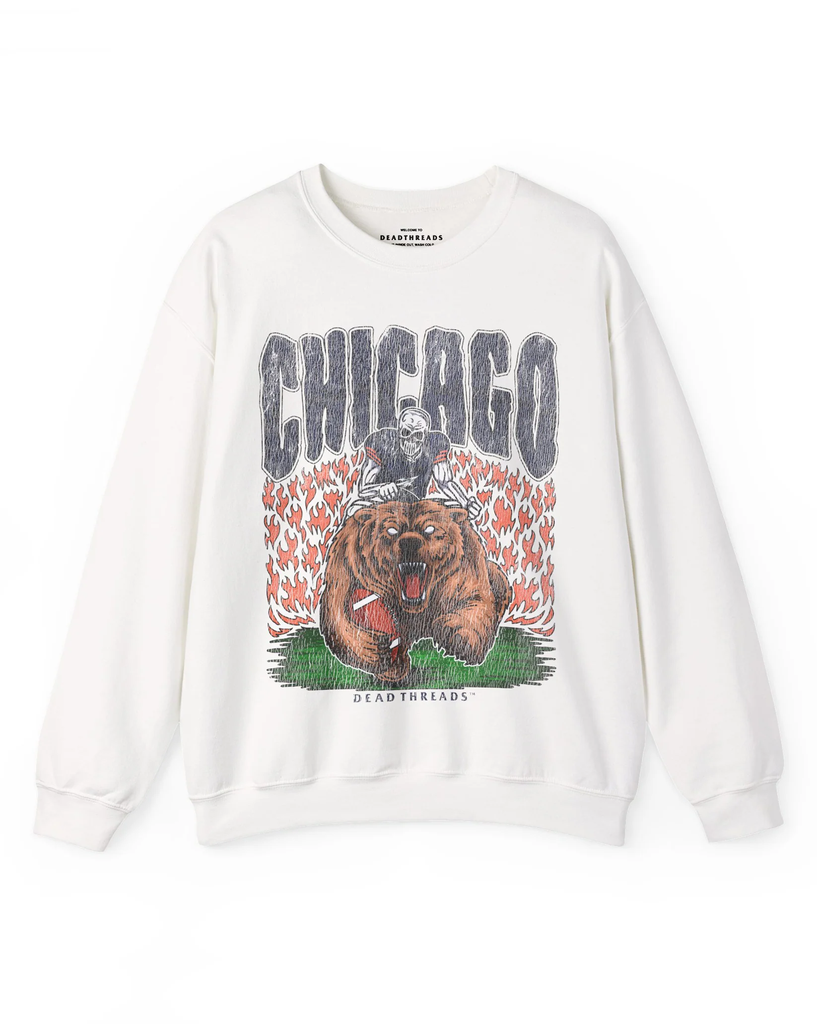 CHICAGO FOOTBALL v1 CREWNECK SWEATSHIRT - Image 4