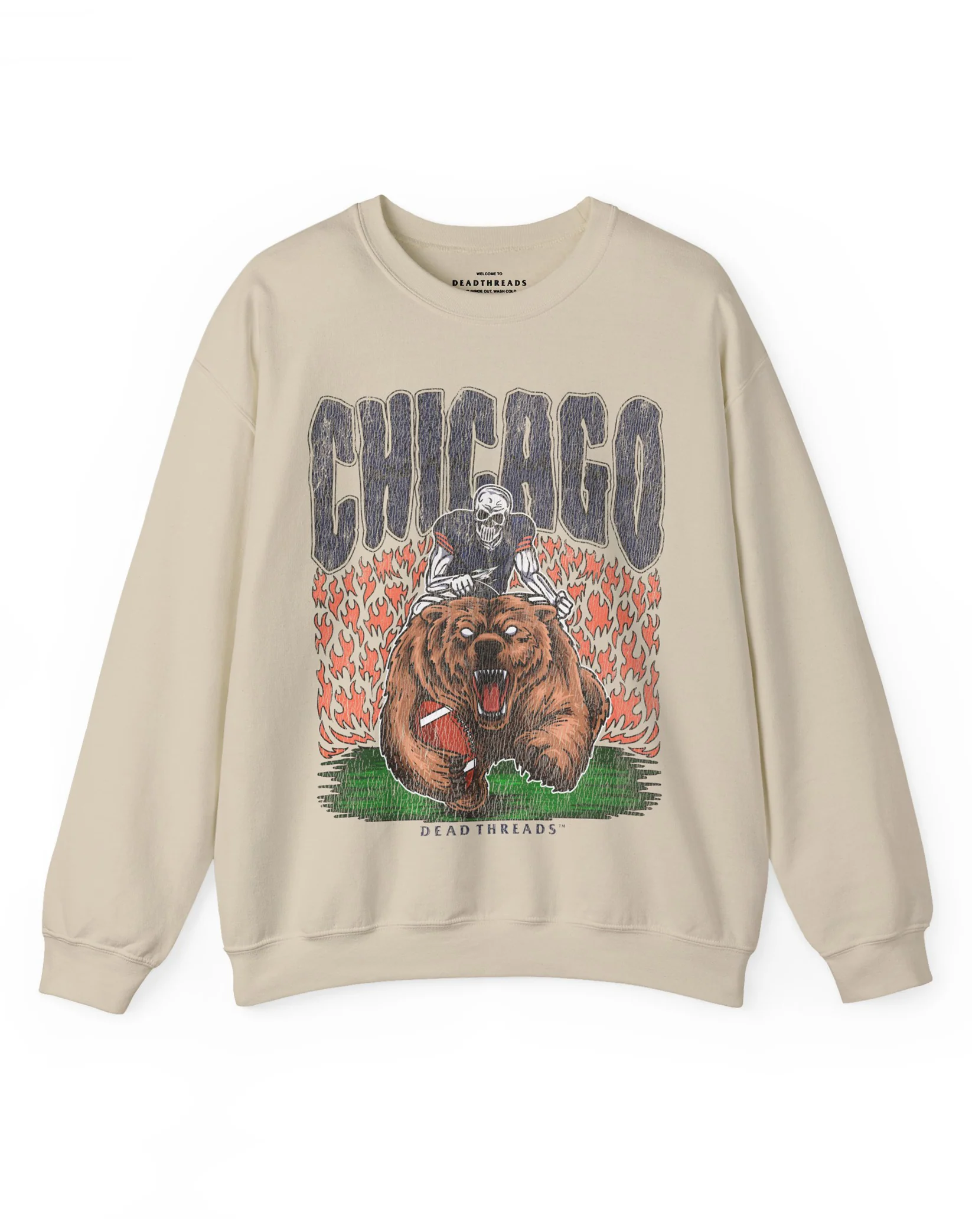 CHICAGO FOOTBALL v1 CREWNECK SWEATSHIRT - Image 6