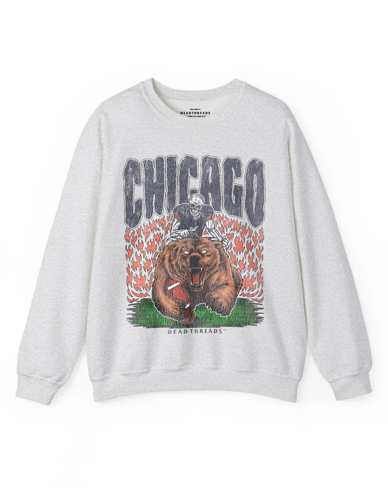 CHICAGO FOOTBALL v1 CREWNECK SWEATSHIRT - Image 8