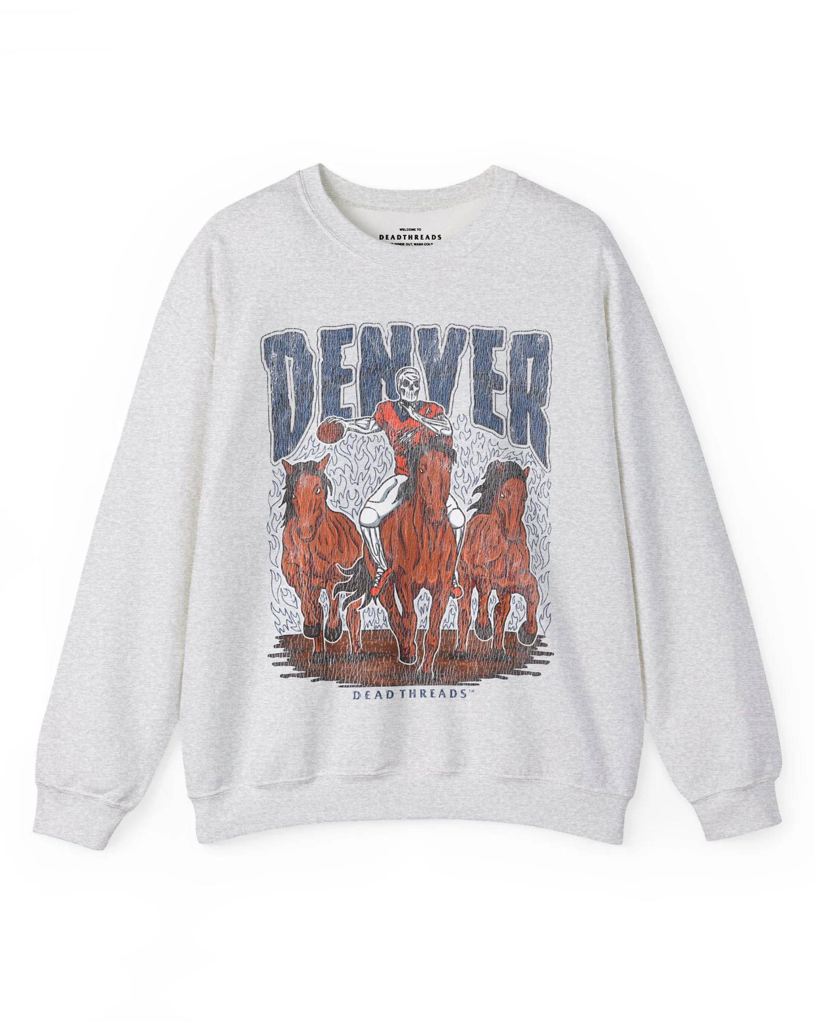DENVER FOOTBALL v1 CREWNECK SWEATSHIRT - Image 7