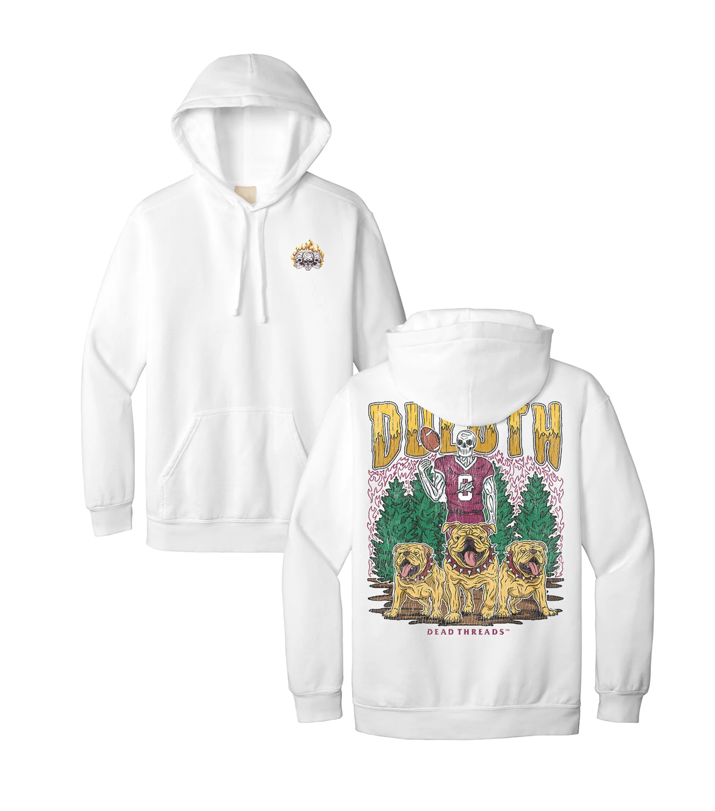 DULUTH FOOTBALL #0 - HOODIE - Image 6