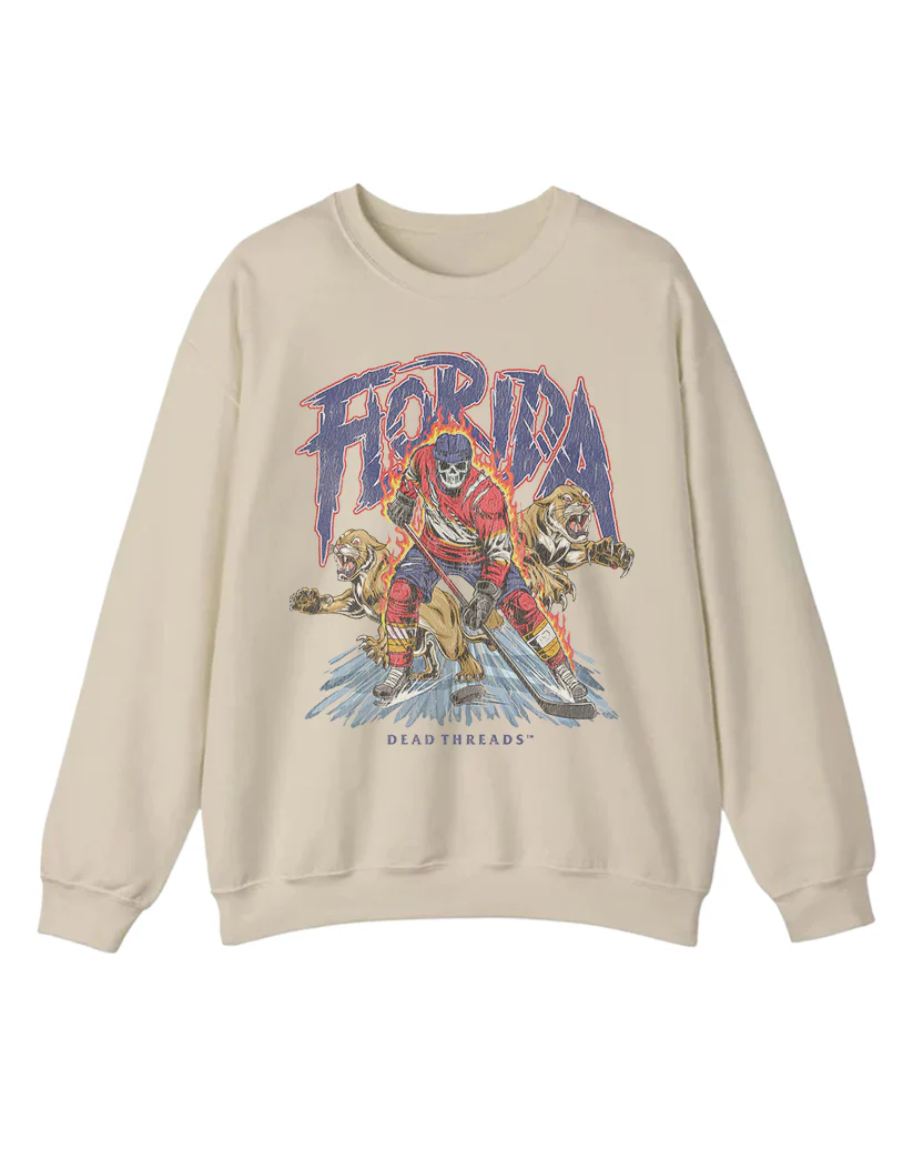 FLORIDA HOCKEY CREWNECK SWEATSHIRT - Image 6