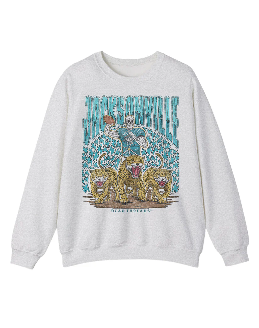 JACKSONVILLE FOOTBALL CREWNECK SWEATSHIRT - Image 4