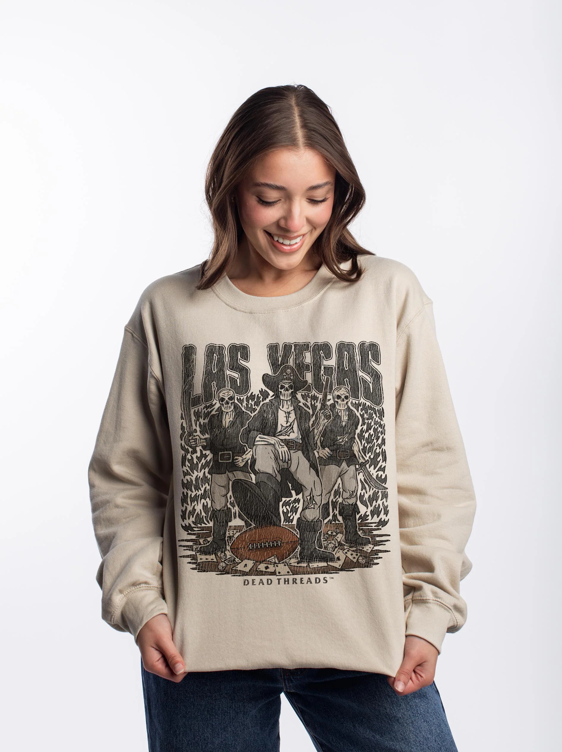 LAS VEGAS FOOTBALL CREWNECK SWEATSHIRT - Image 6