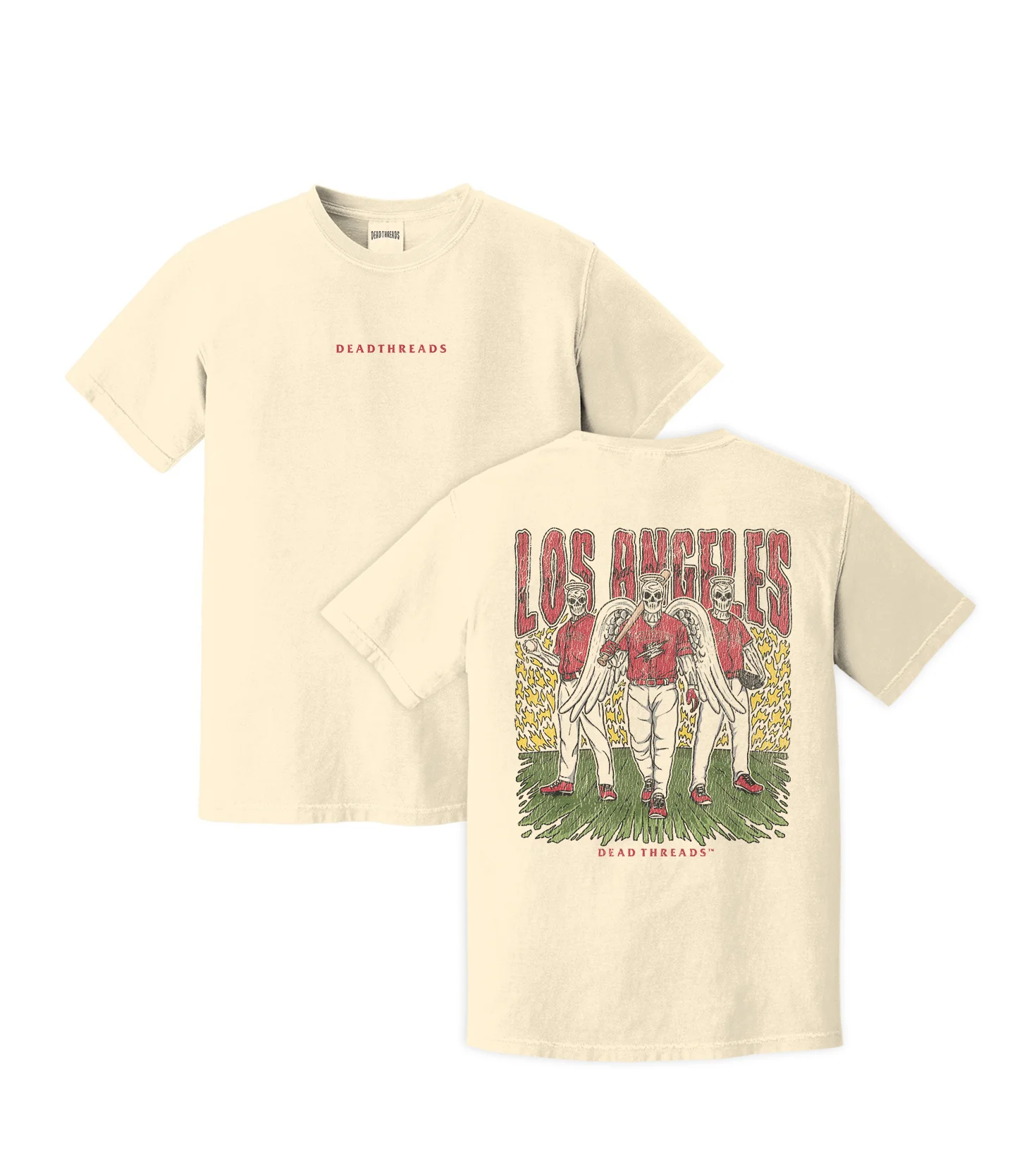 LOS ANGELES “RED” BASEBALL - “DT ESSENTIAL" PREMIUM T-SHIRT - Image 10