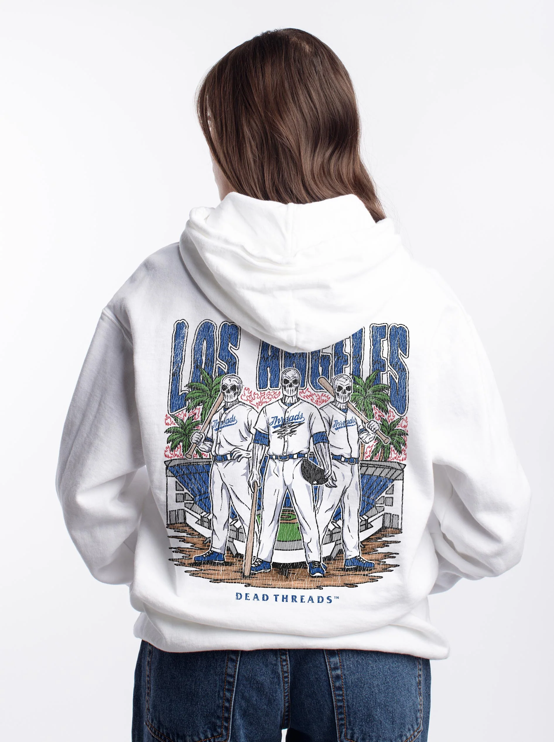 LOS ANGELES "BLUE" BASEBALL - HOODIE - Image 3