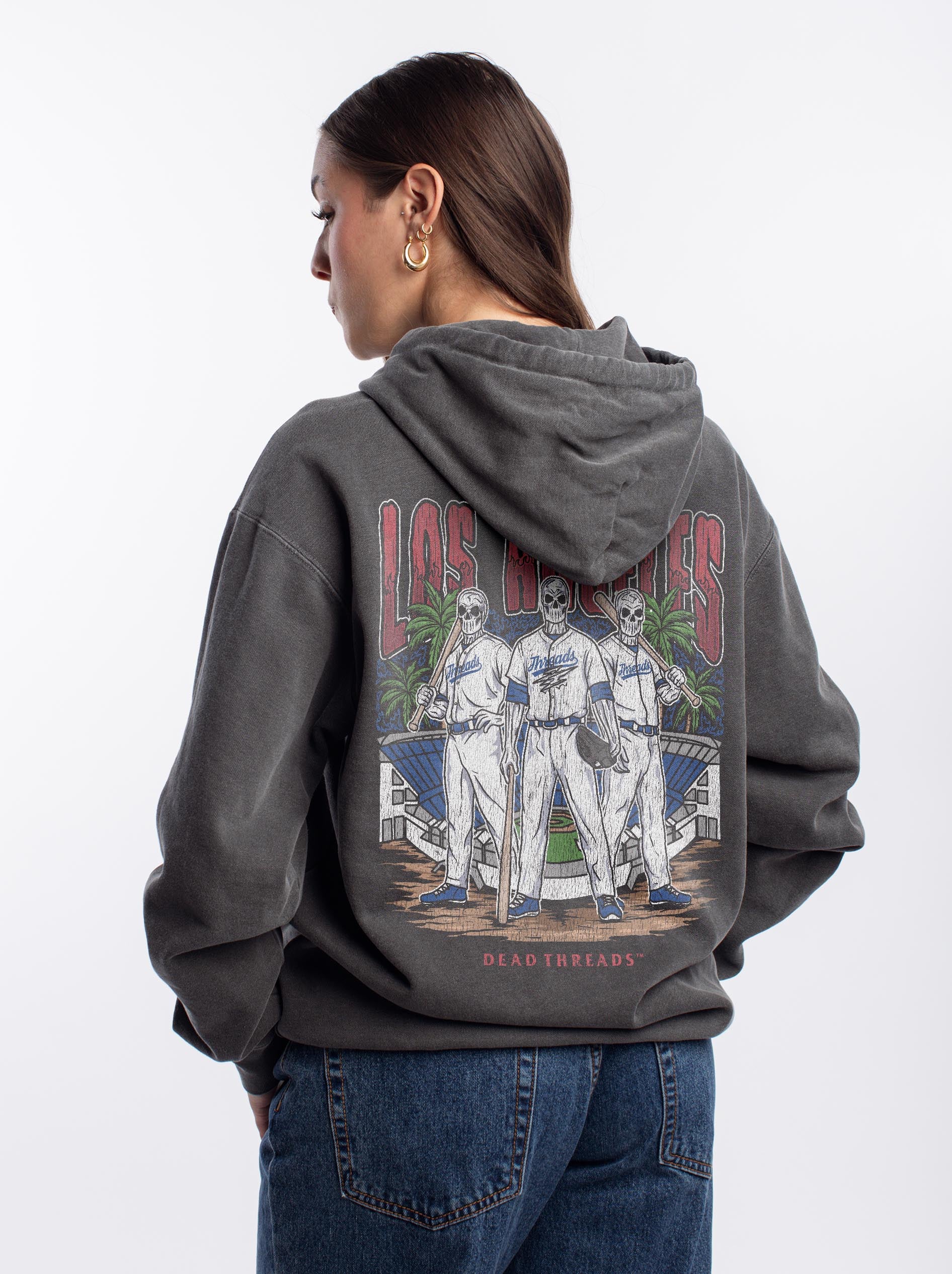 LOS ANGELES "BLUE" BASEBALL - HOODIE - Image 8