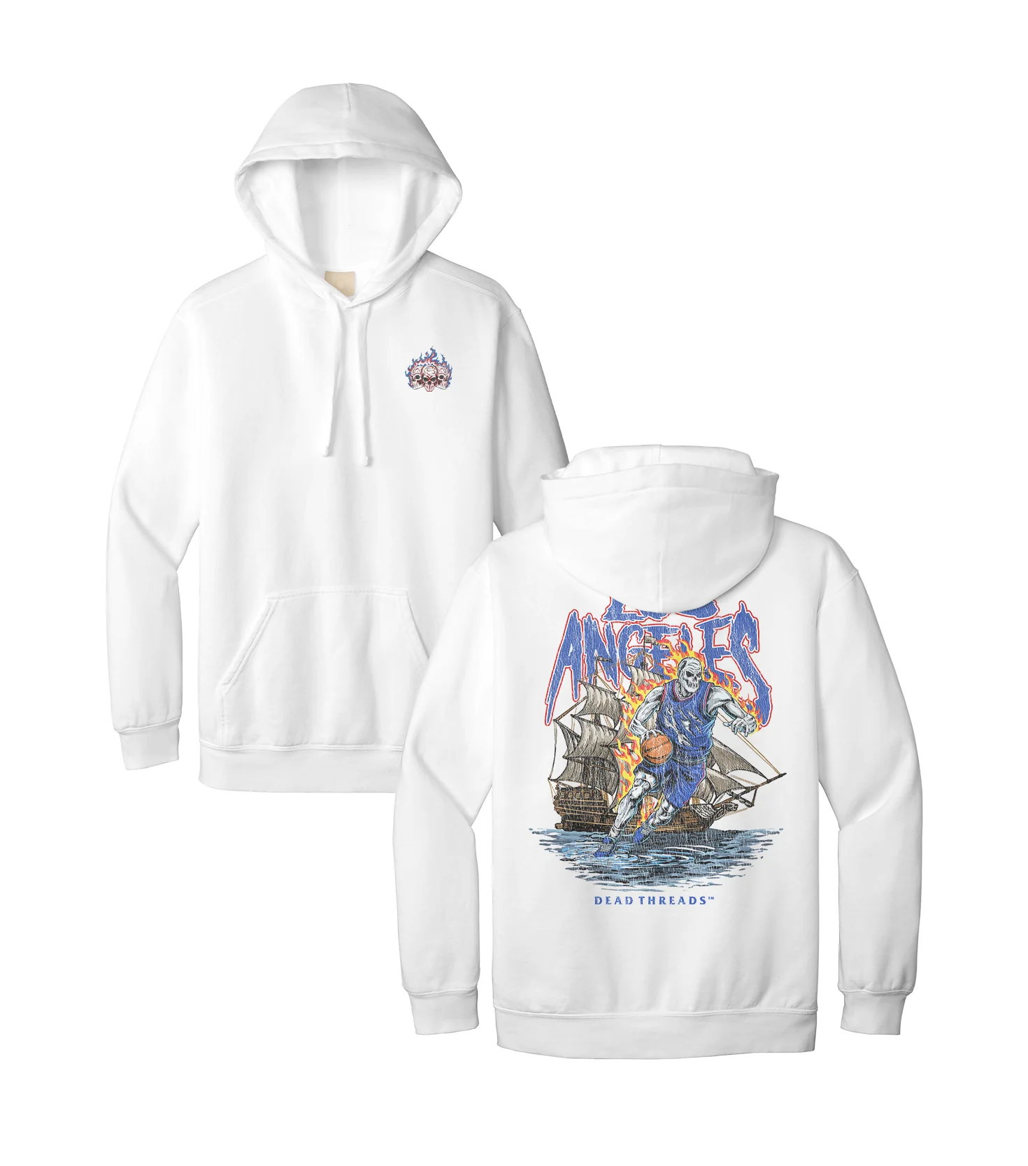 LOS ANGELES BASKETBALL v2 - HOODIE - Image 6