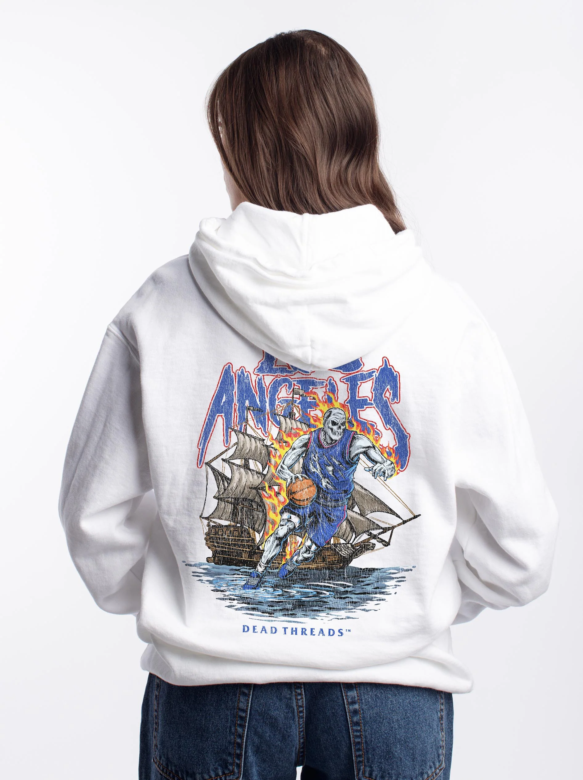 LOS ANGELES BASKETBALL v2 - HOODIE - Image 8