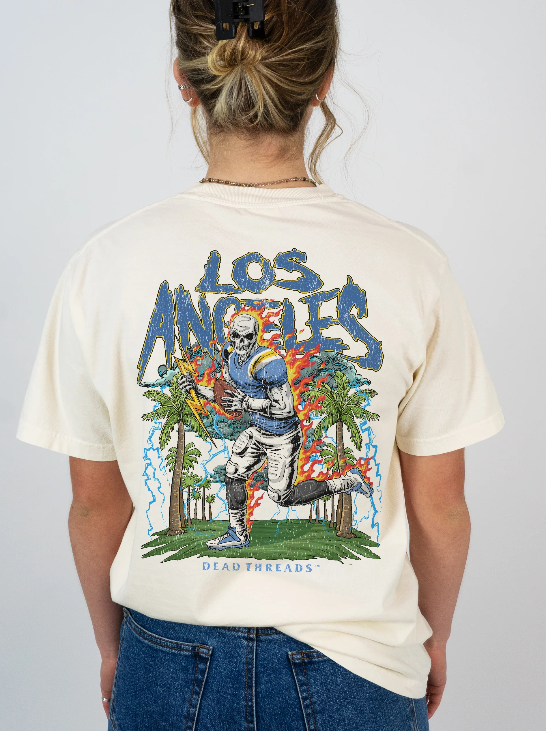 LOS ANGELES FOOTBALL - “DT ESSENTIAL" PREMIUM T-SHIRT - Image 12