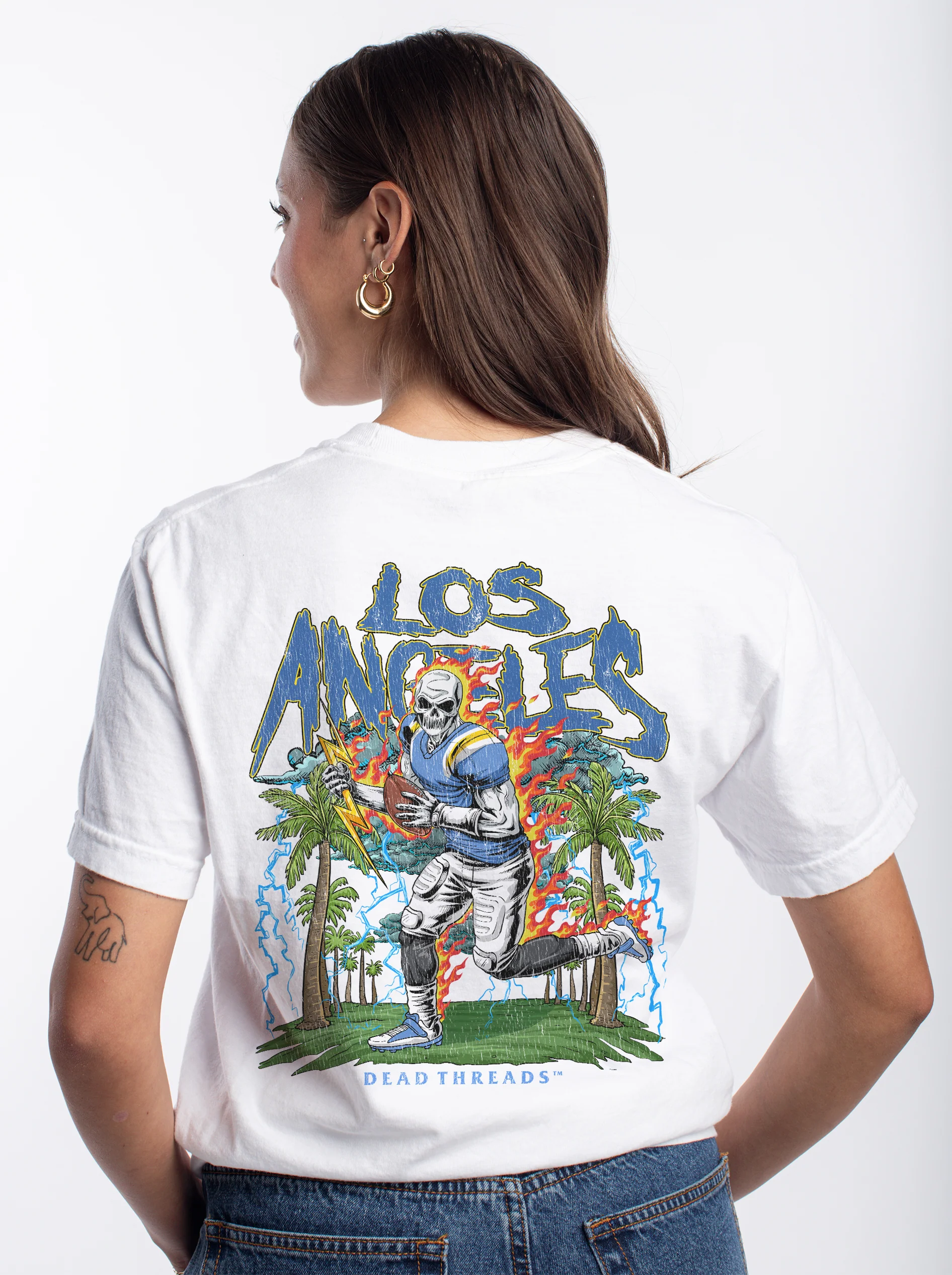 LOS ANGELES FOOTBALL - “DT ESSENTIAL" PREMIUM T-SHIRT - Image 9