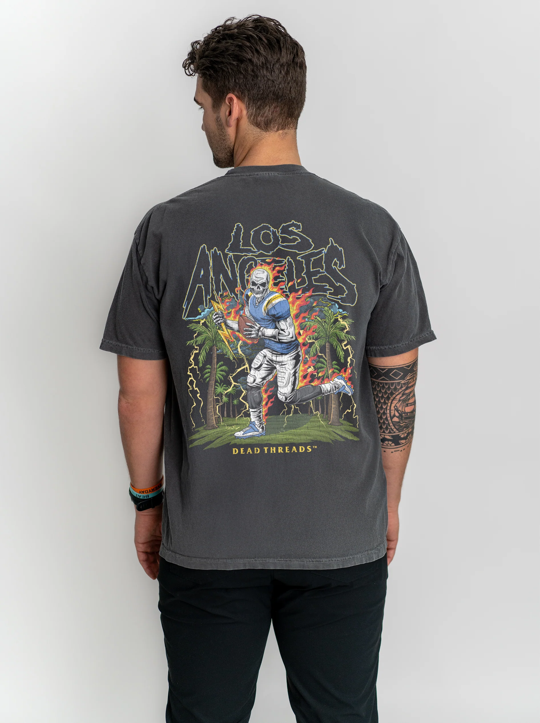 LOS ANGELES FOOTBALL - “DT ESSENTIAL" PREMIUM T-SHIRT - Image 4
