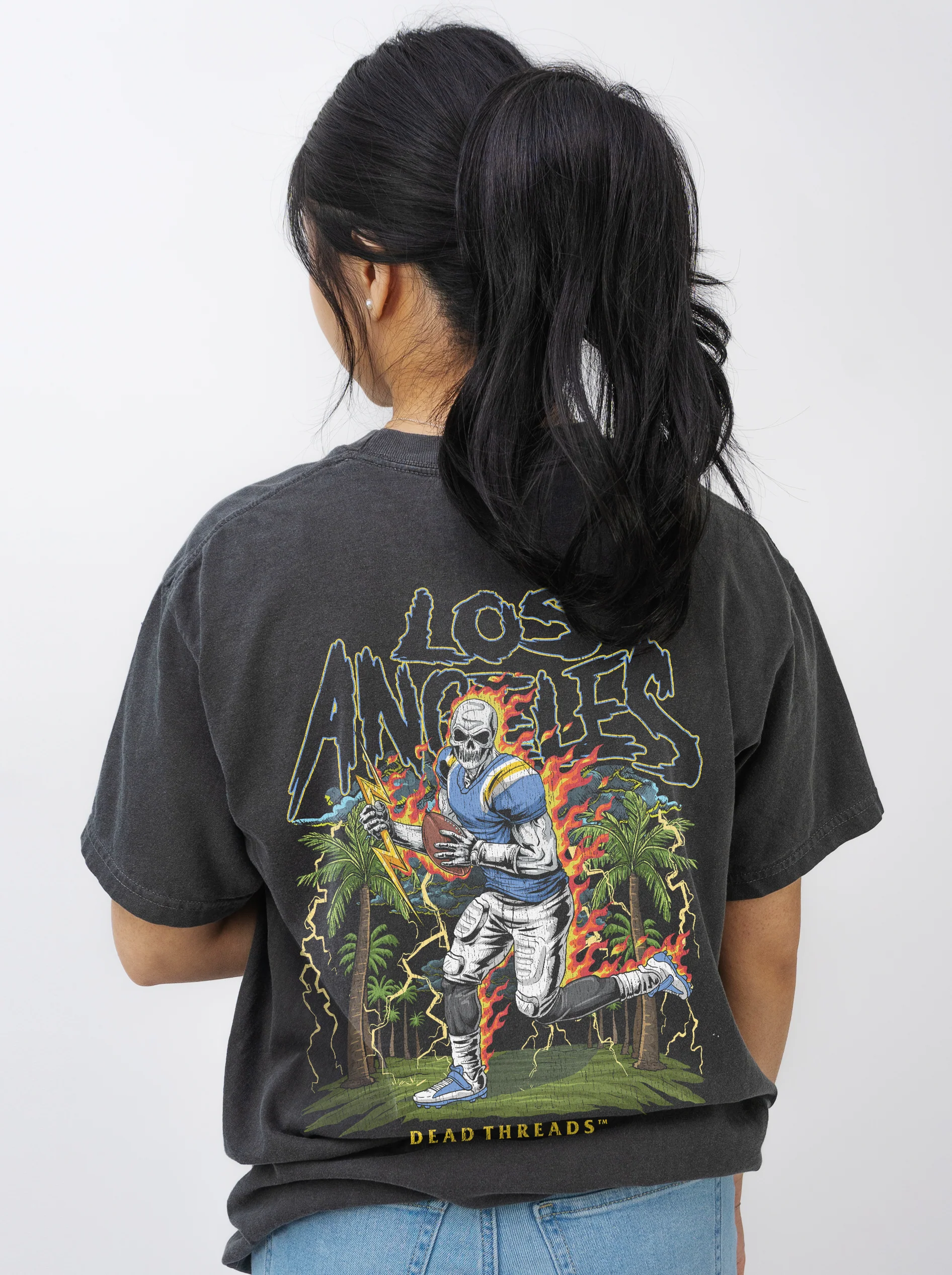 LOS ANGELES FOOTBALL - “DT ESSENTIAL" PREMIUM T-SHIRT - Image 5