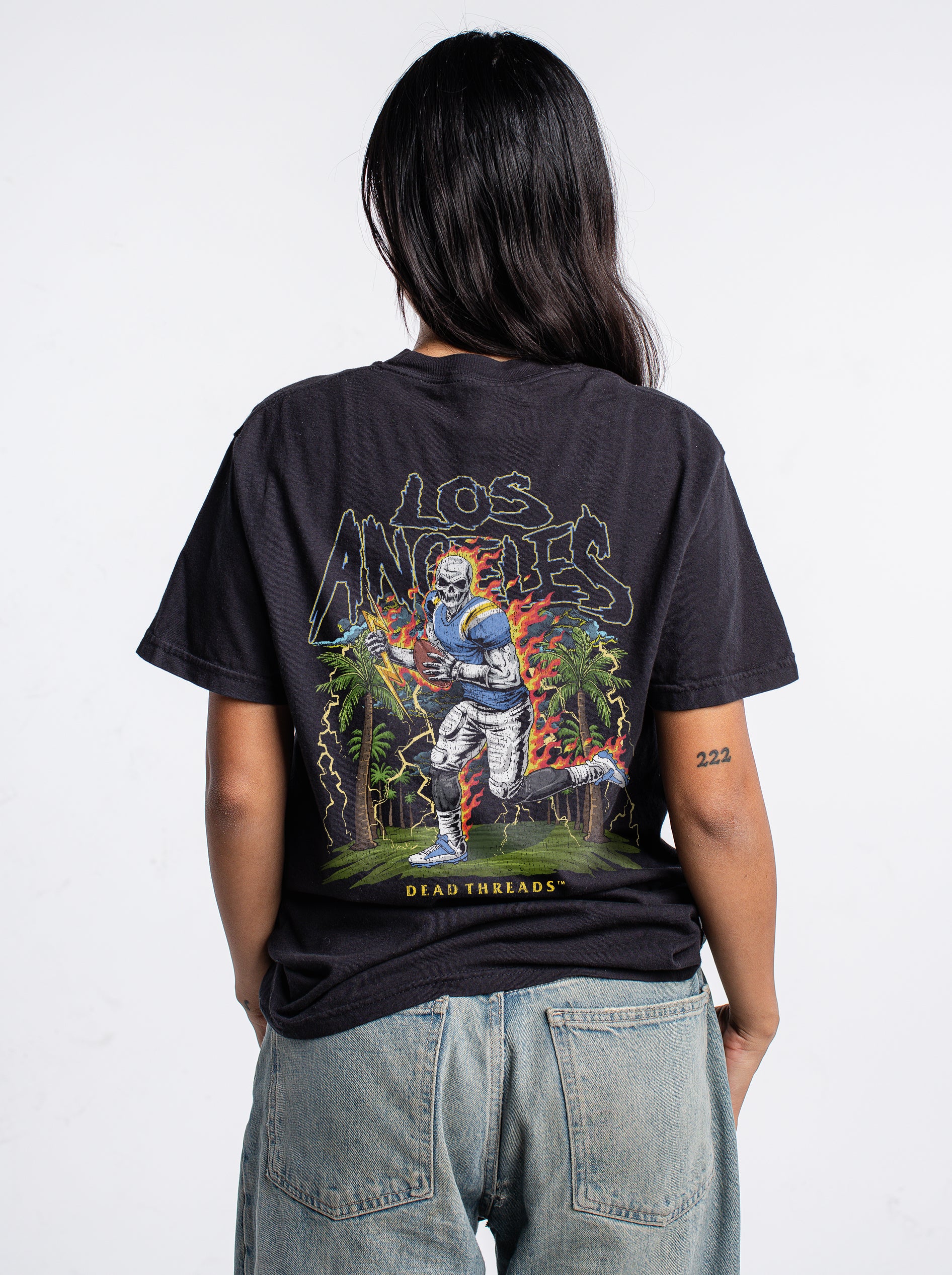 LOS ANGELES FOOTBALL - “DT ESSENTIAL" PREMIUM T-SHIRT - Image 7