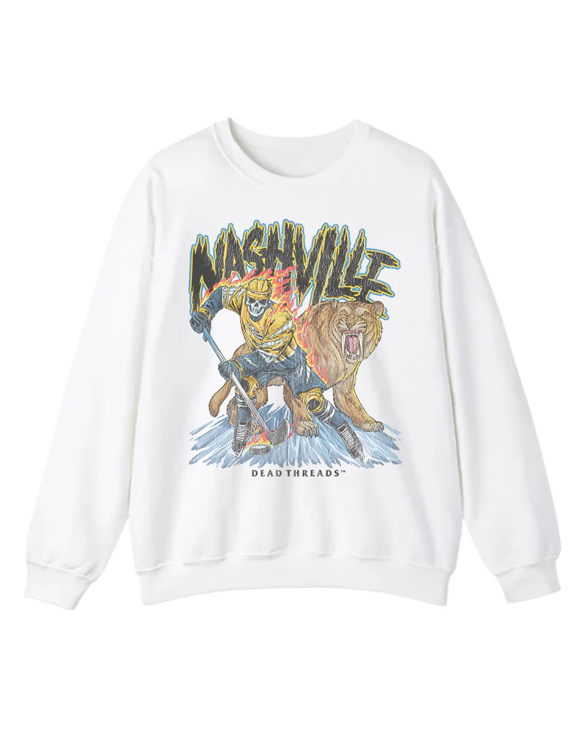 NASHVILLE HOCKEY CREWNECK SWEATSHIRT - Image 3