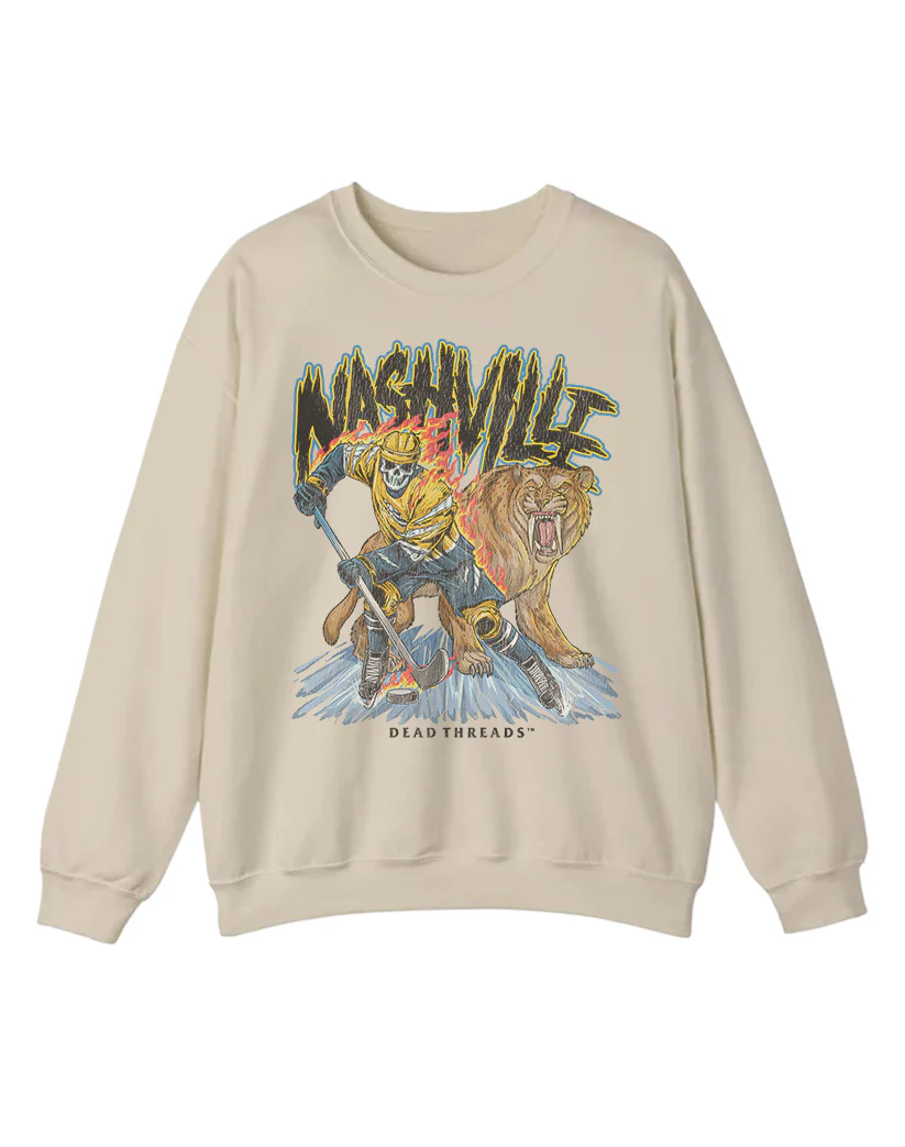 NASHVILLE HOCKEY CREWNECK SWEATSHIRT - Image 5