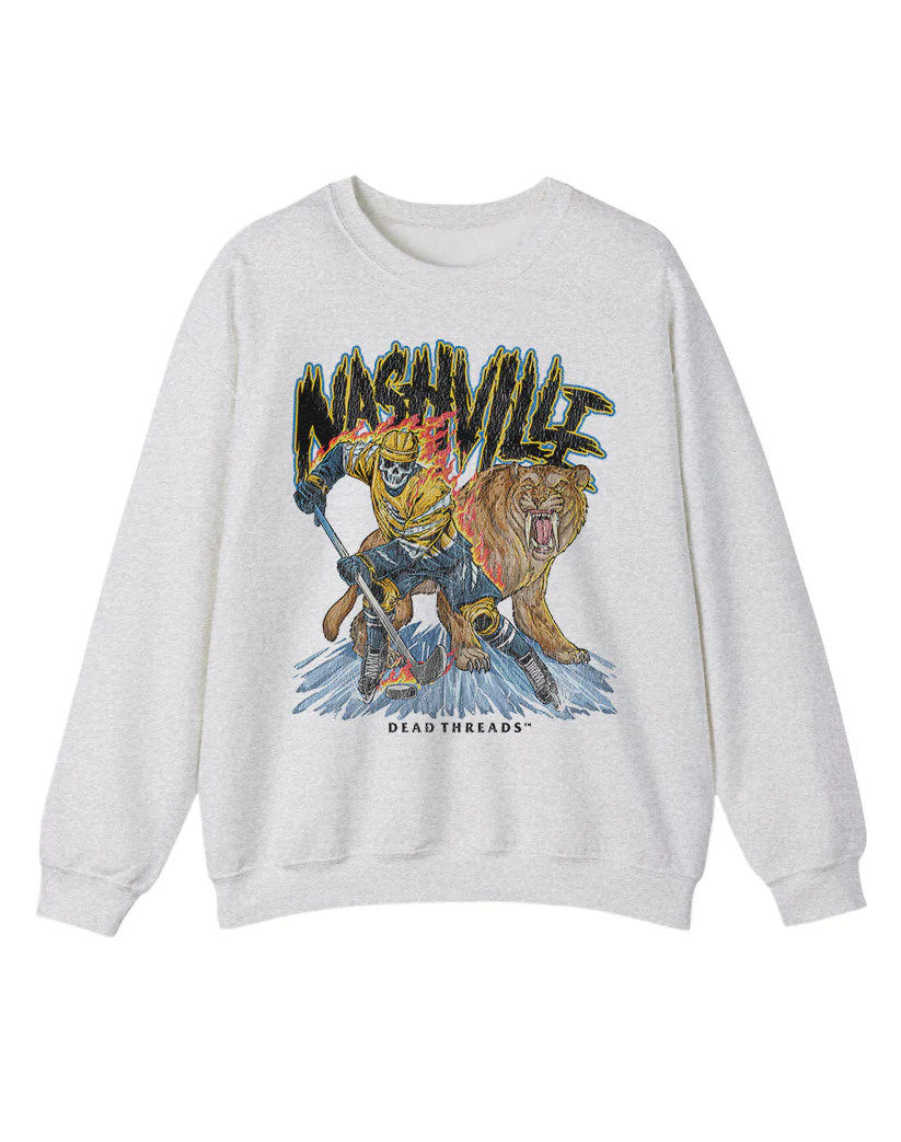 NASHVILLE HOCKEY CREWNECK SWEATSHIRT - Image 7