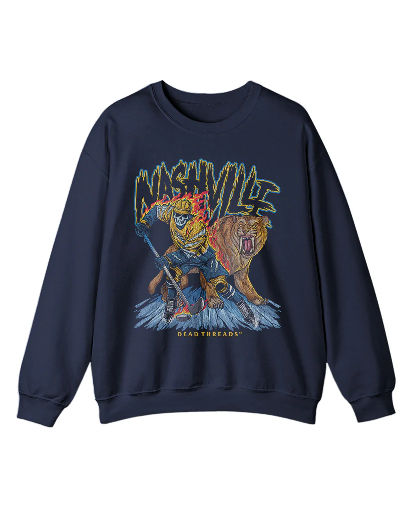 NASHVILLE HOCKEY CREWNECK SWEATSHIRT - Image 9