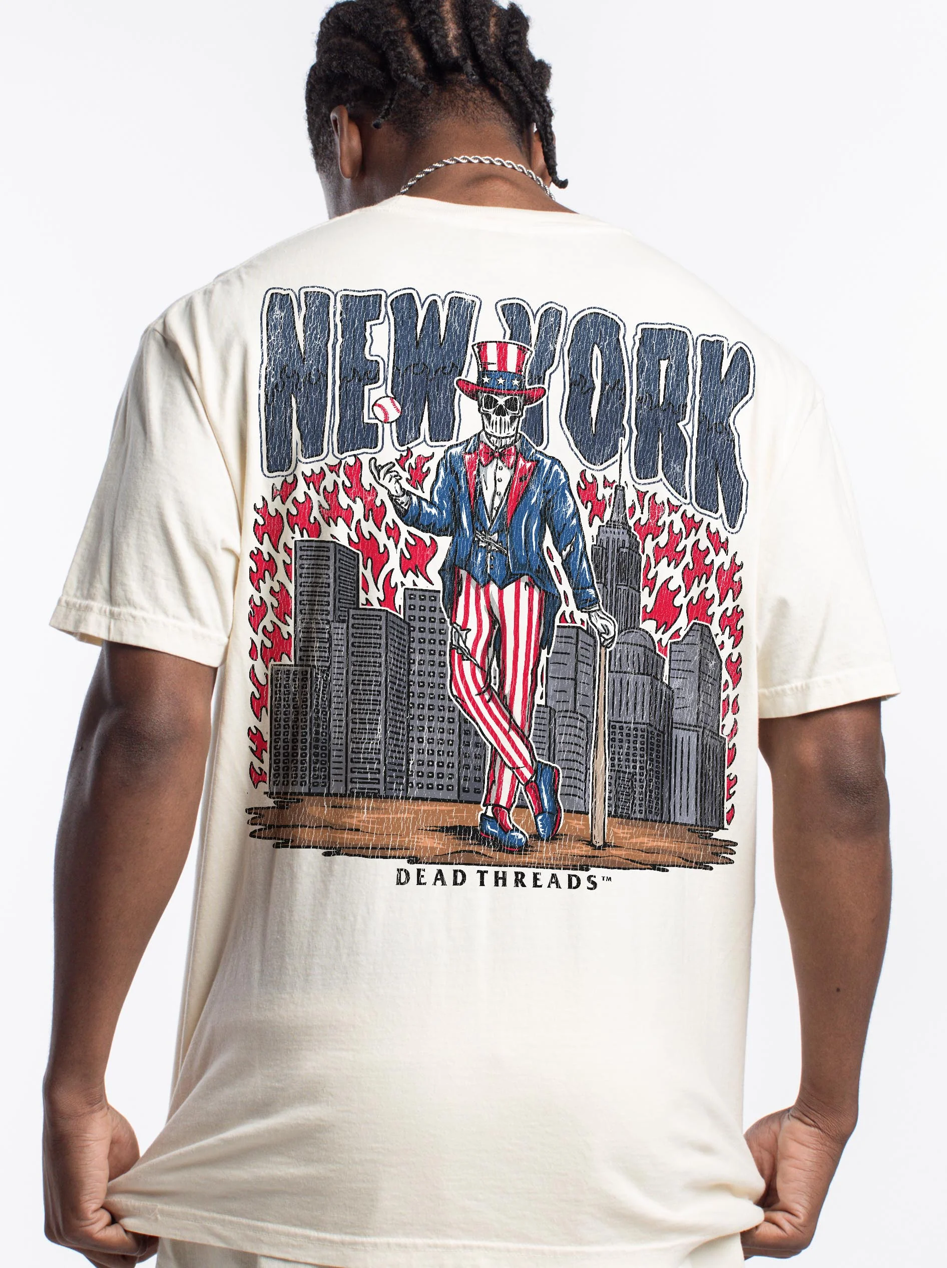 NEW YORK "BRONX" BASEBALL - "3 SKULL" PREMIUM SHIRT - Image 13