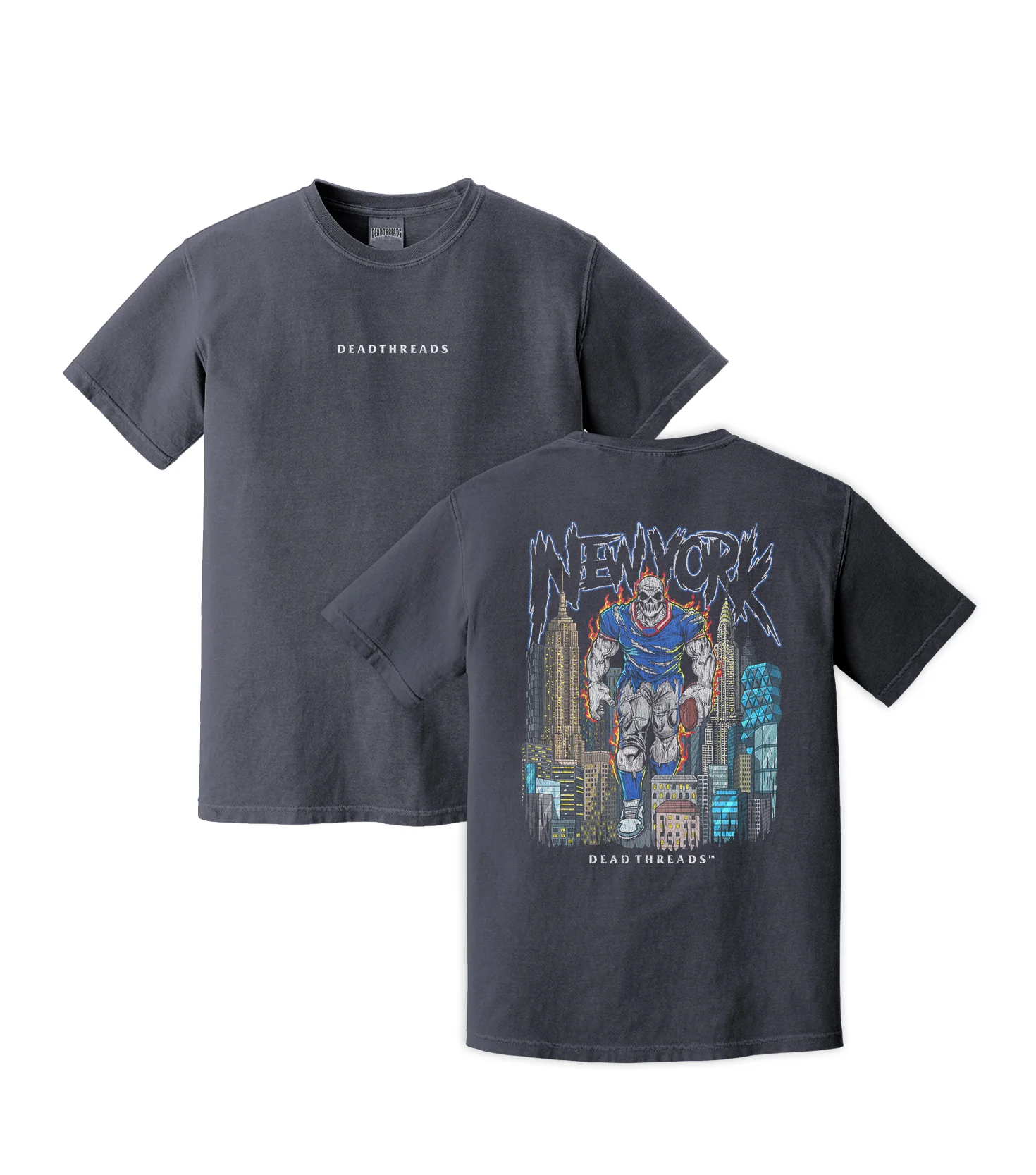 NEW YORK FOOTBALL BLUE - “DT ESSENTIAL" PREMIUM T-SHIRT - Image 14