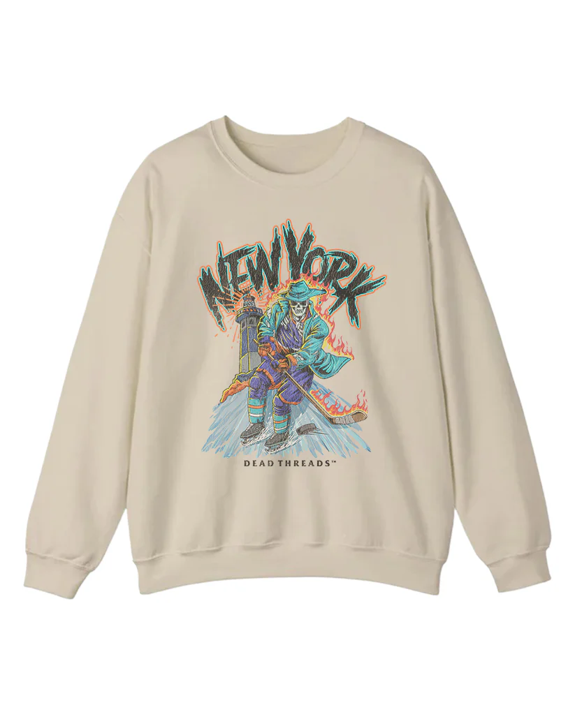 NEW YORK HOCKEY "THE ISLANDER" CREWNECK SWEATSHIRT - Image 5