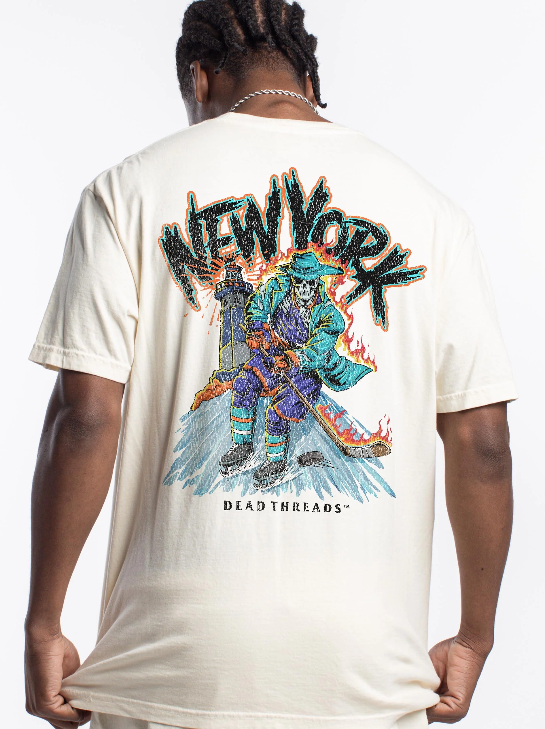 NEW YORK HOCKEY "THE ISLANDER" - “DT ESSENTIAL" PREMIUM T-SHIRT - Image 13