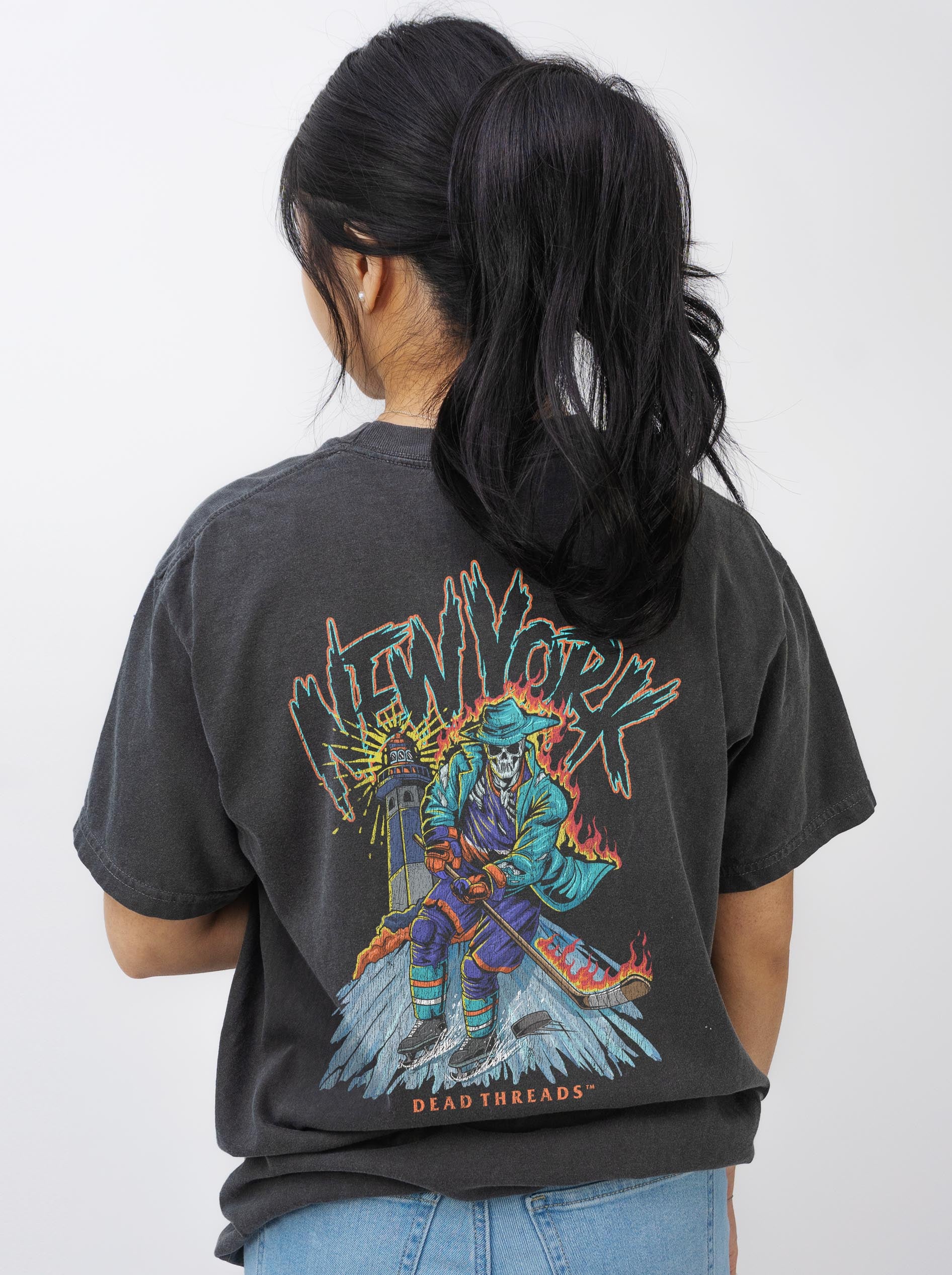 NEW YORK HOCKEY "THE ISLANDER" - “DT ESSENTIAL" PREMIUM T-SHIRT - Image 4