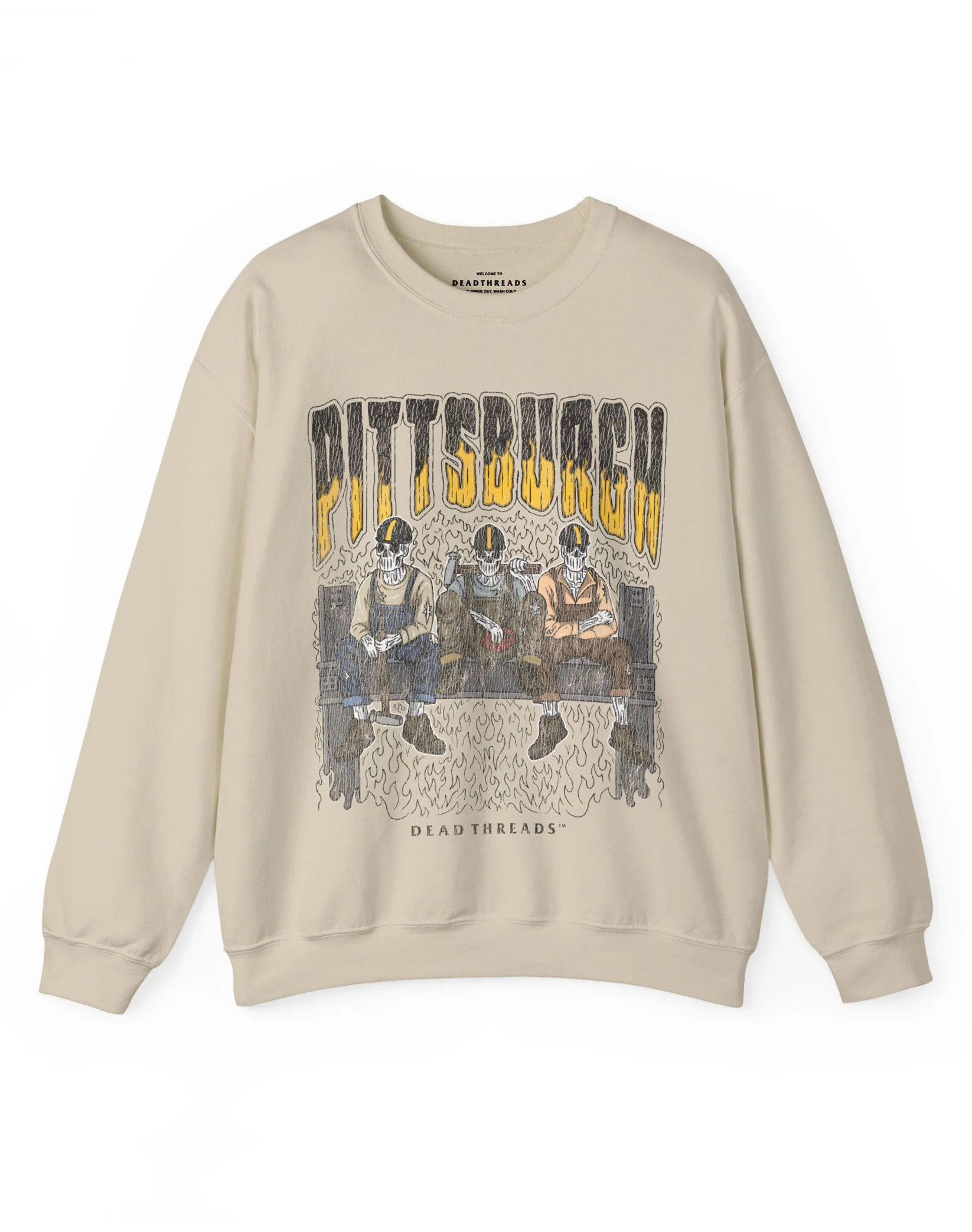 PITTSBURGH FOOTBALL v1 CREWNECK SWEATSHIRT - Image 5