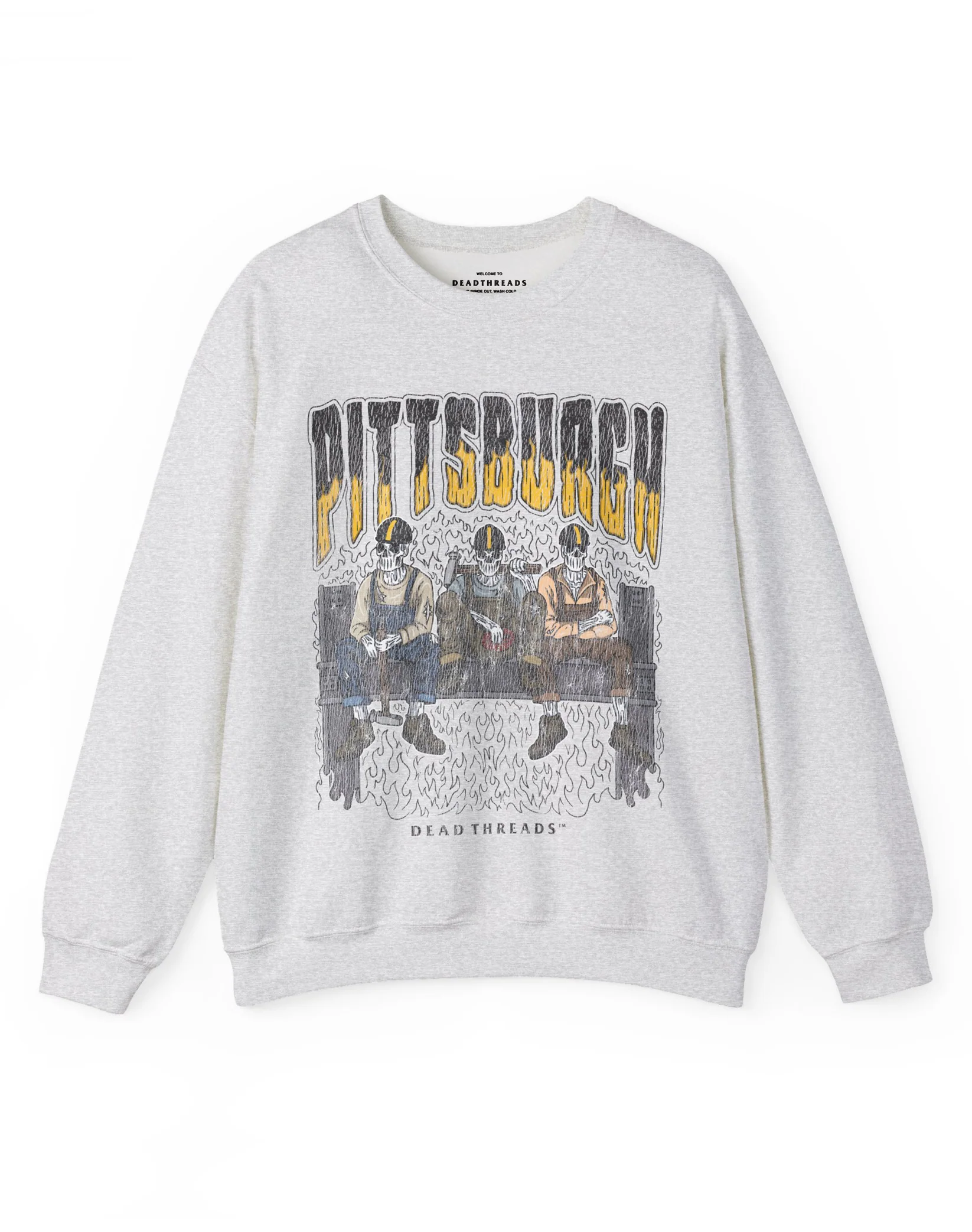 PITTSBURGH FOOTBALL v1 CREWNECK SWEATSHIRT - Image 7