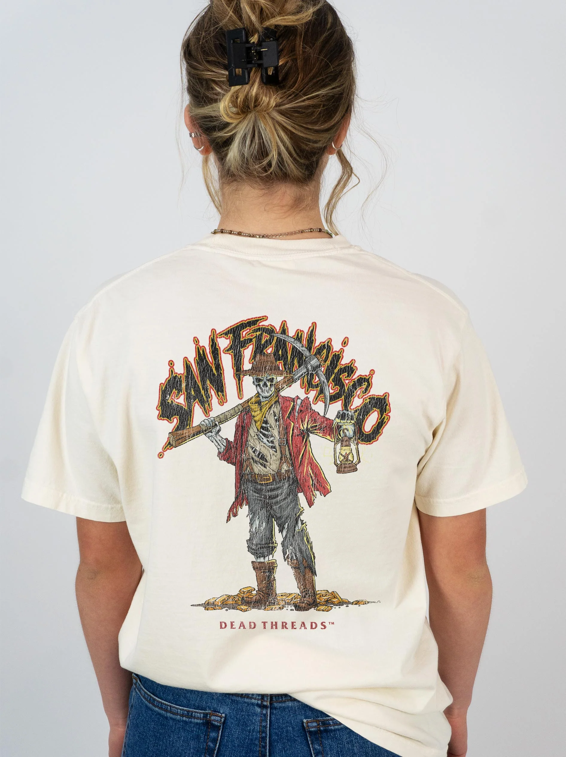 SAN FRANCISCO FOOTBALL v2 - “3 SKULL” PREMIUM T-SHIRT - Image 12