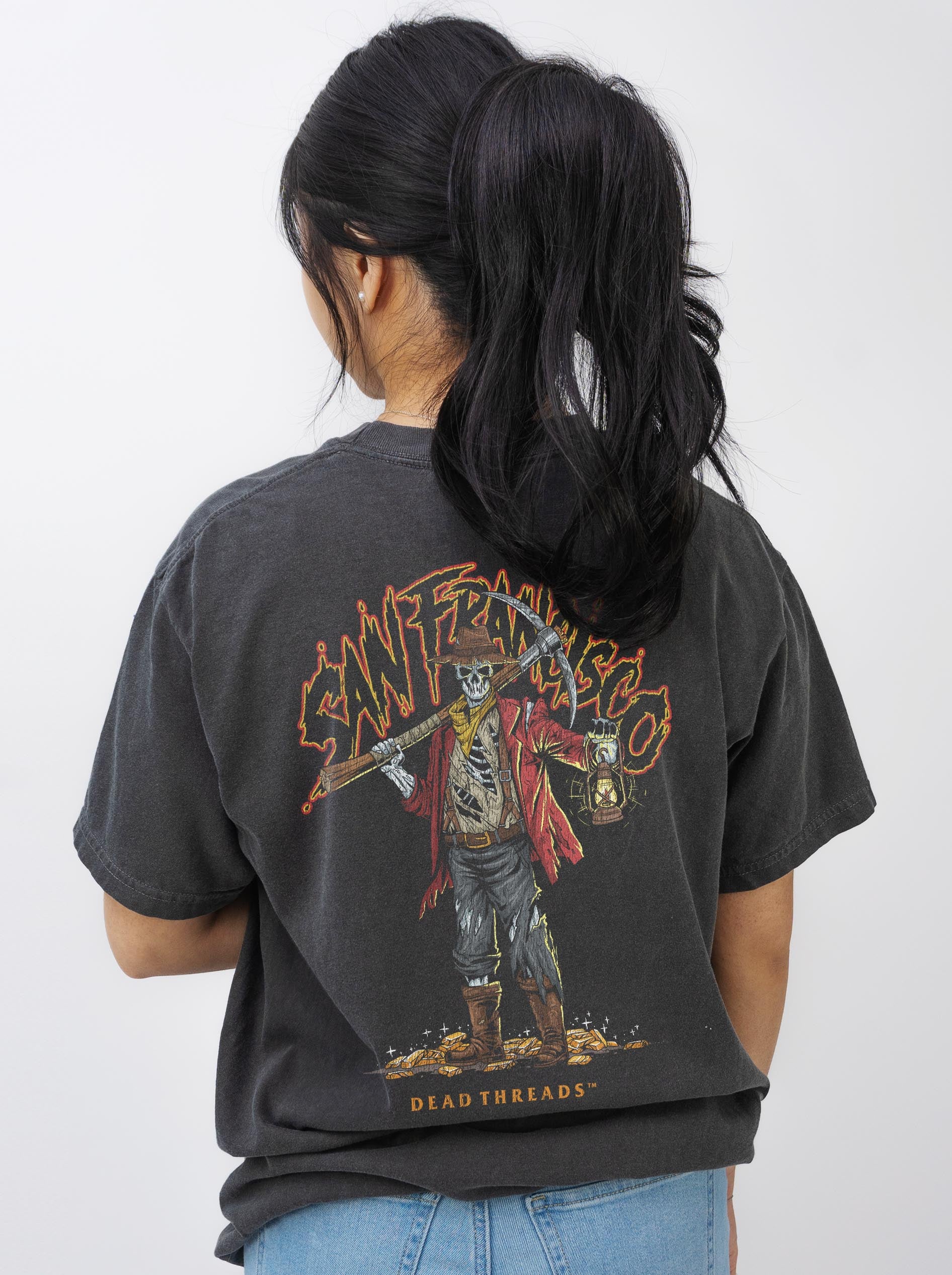 SAN FRANCISCO FOOTBALL v2 - “3 SKULL” PREMIUM T-SHIRT - Image 4