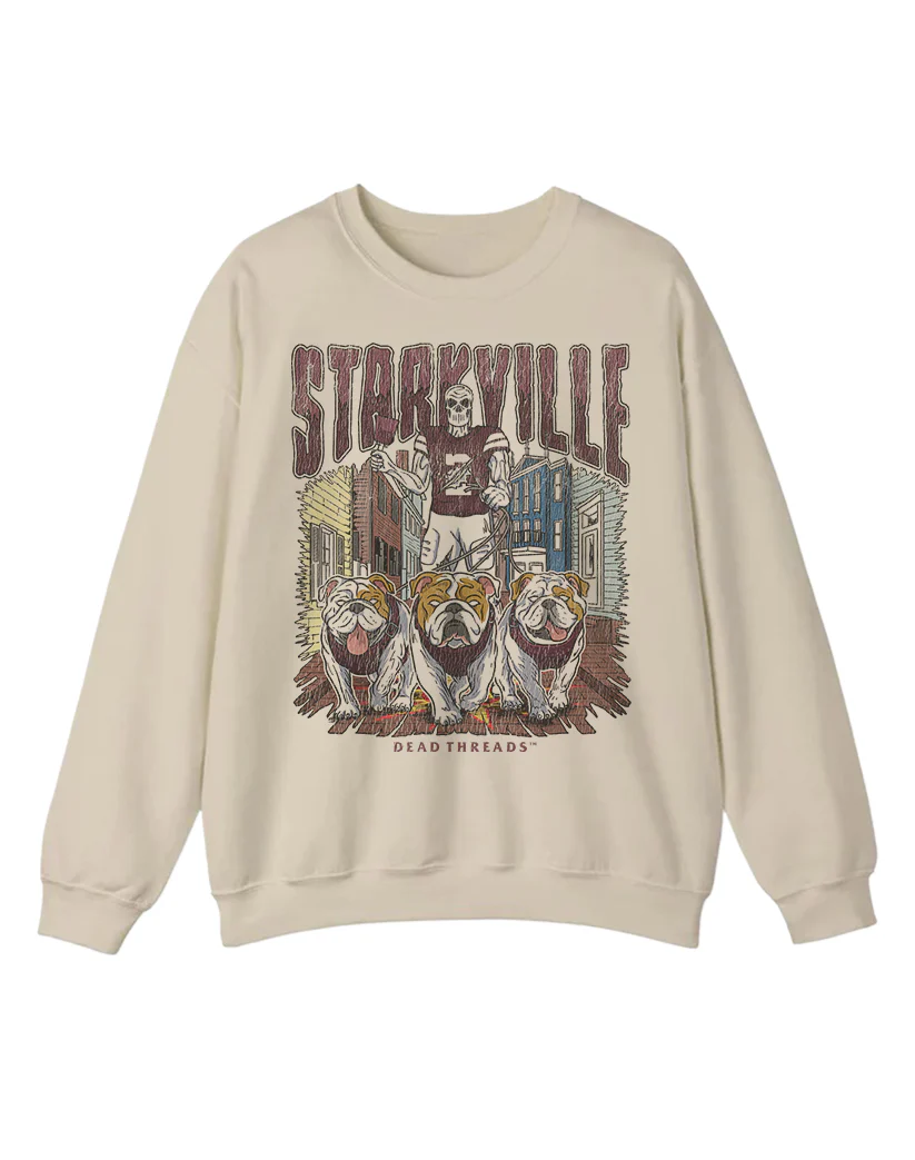 STARKVILLE FOOTBALL CREWNECK SWEATSHIRT - Image 3