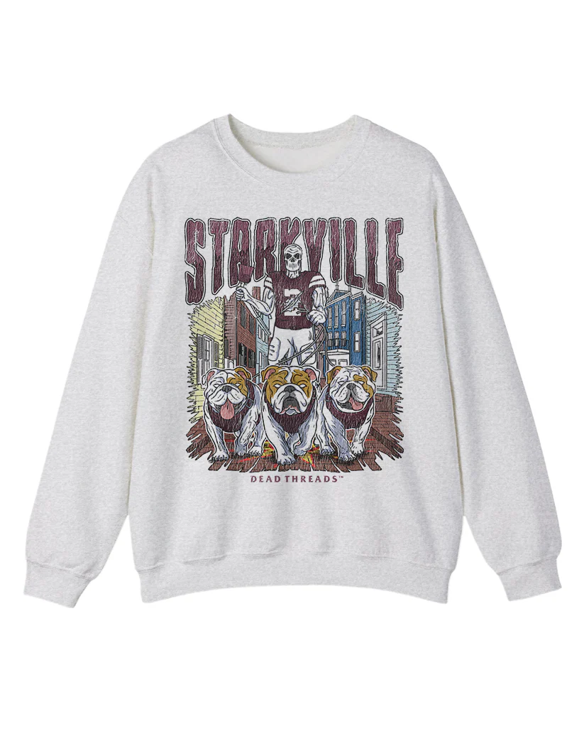 STARKVILLE FOOTBALL CREWNECK SWEATSHIRT - Image 4