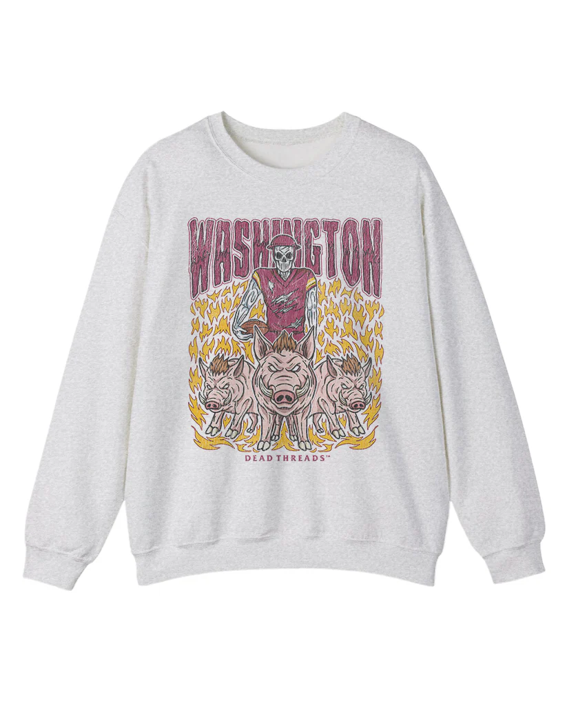 WASHINGTON FOOTBALL v1 CREWNECK SWEATSHIRT - Image 7