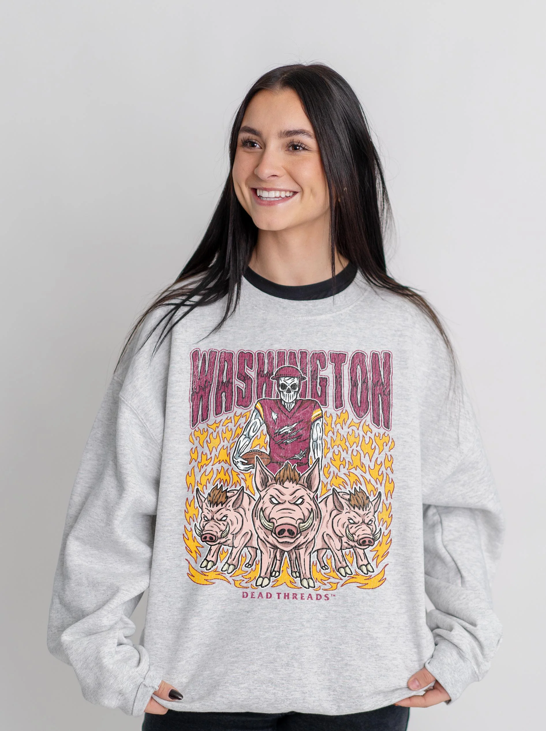 WASHINGTON FOOTBALL v1 CREWNECK SWEATSHIRT - Image 8